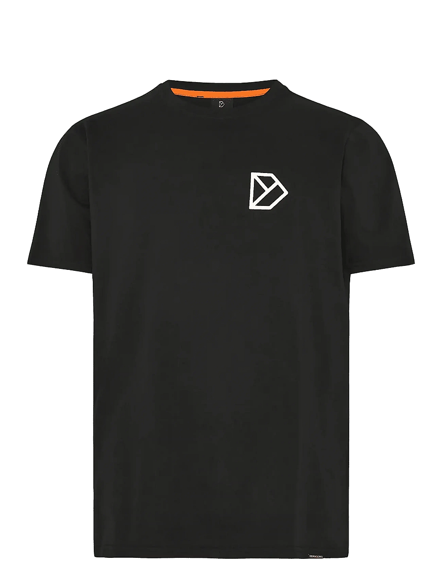 Didriksons - HARALD USX T-SHIR L3 - oberteile & t-shirts - black - 1