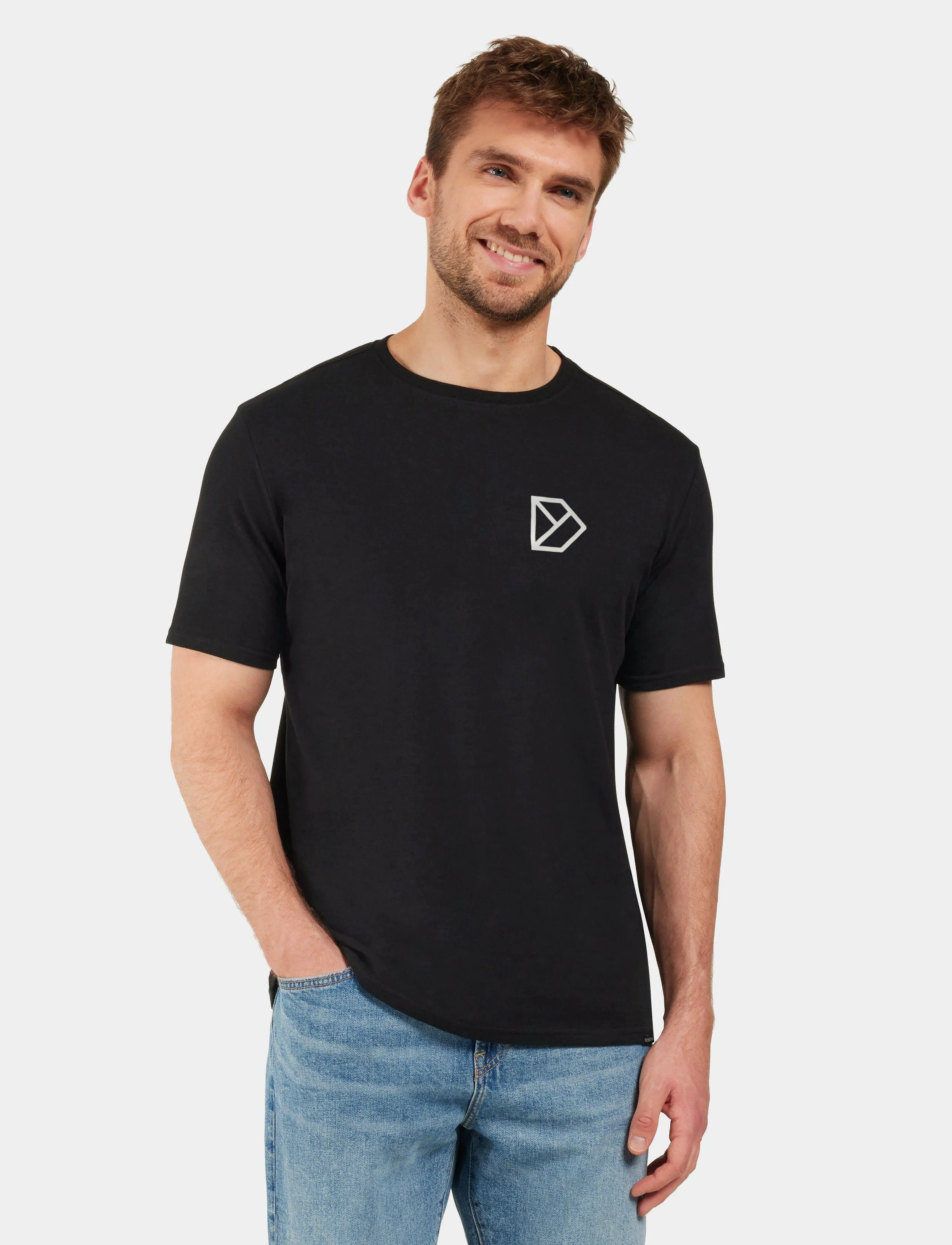 Didriksons HARALD USX T-SHIR L3 - Kurzärmelig - BLACK / black