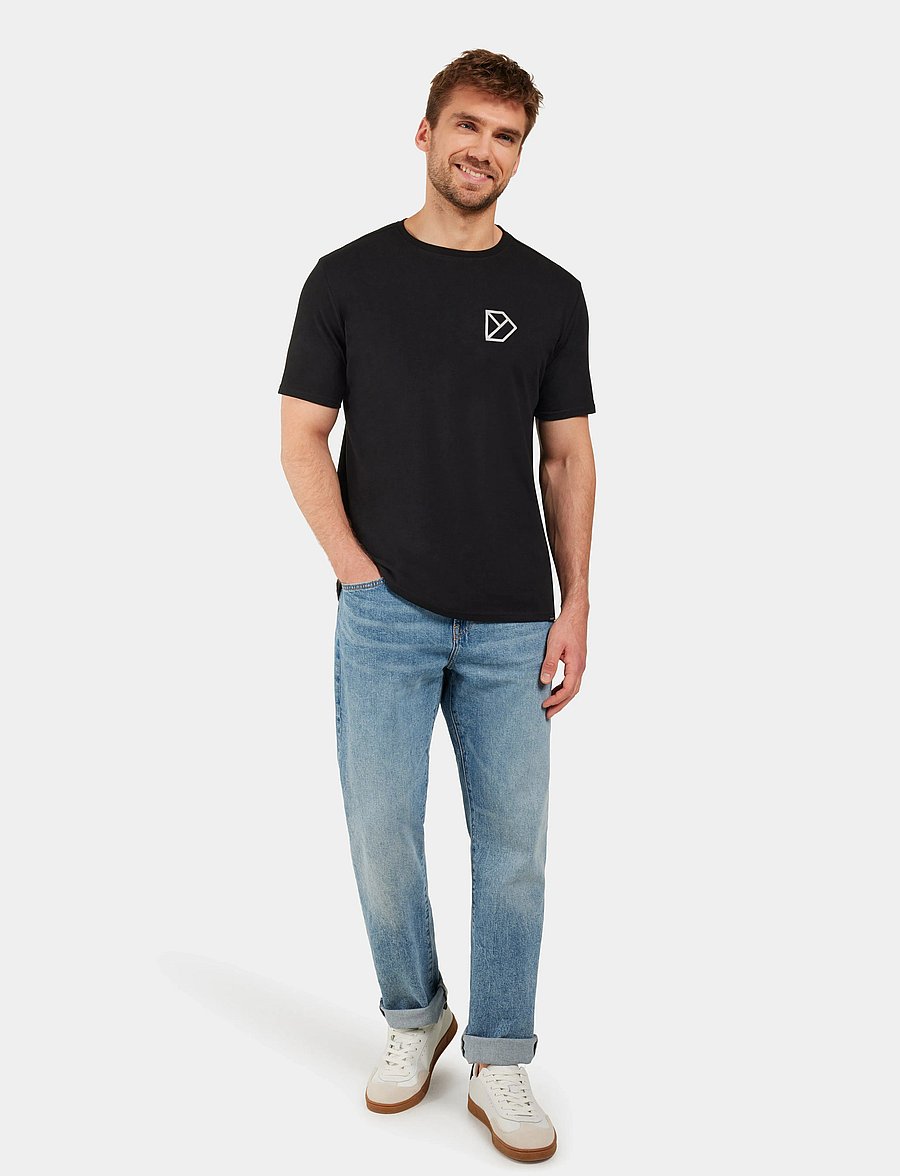 Didriksons - HARALD USX T-SHIR L3 - oberteile & t-shirts - black - 3
