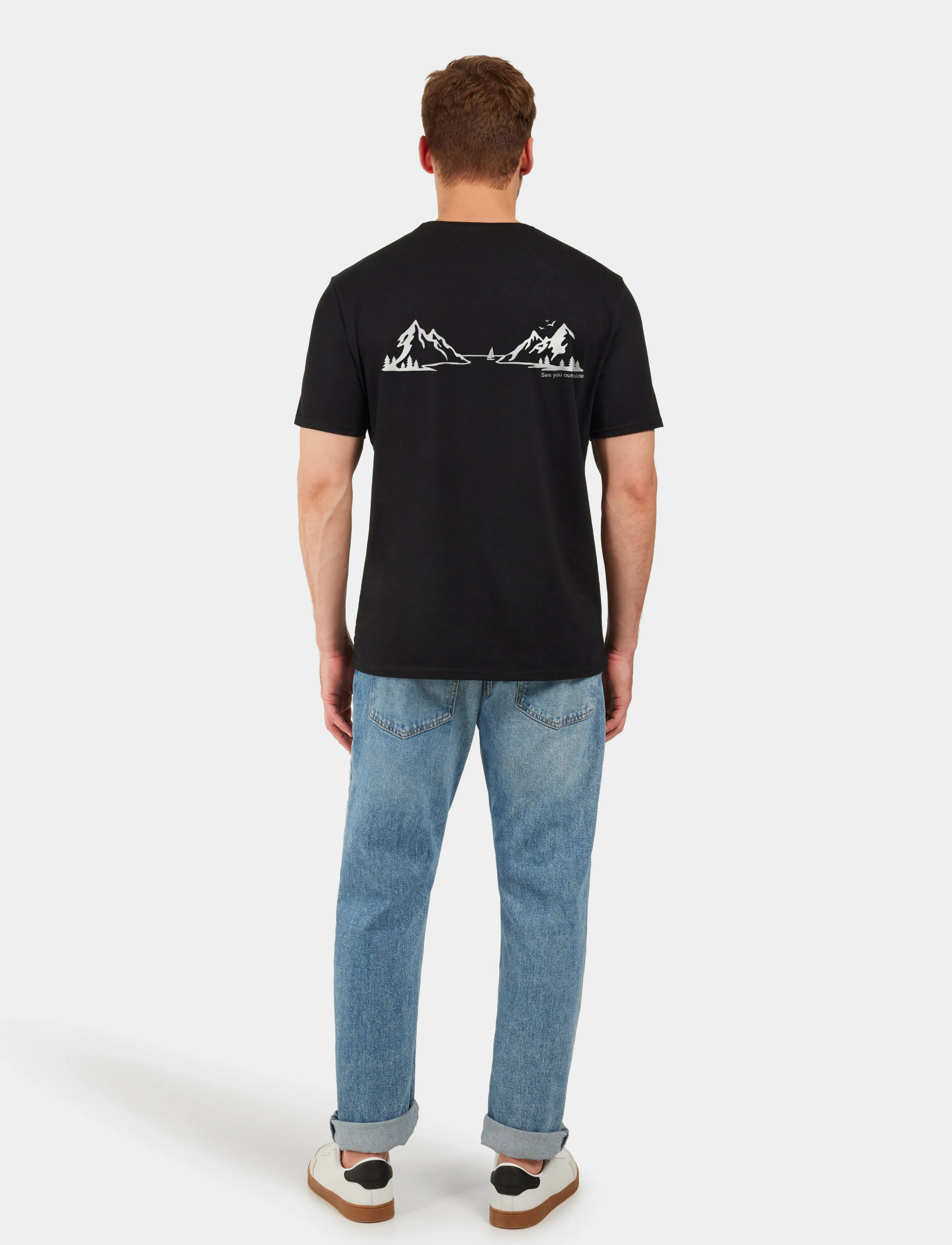 Didriksons - HARALD USX T-SHIR L3 - alussärgid ja t-särgid - black - 4