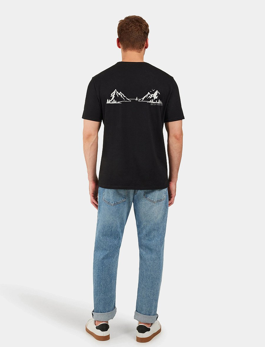 Didriksons - HARALD USX T-SHIR L3 - oberteile & t-shirts - black - 4