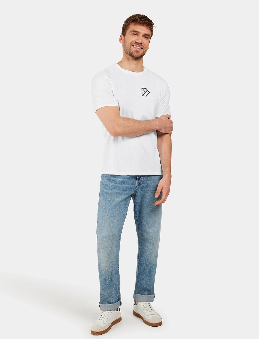 Didriksons - HARALD USX T-SHIR L3 - tops & t-shirts - snow white - 3