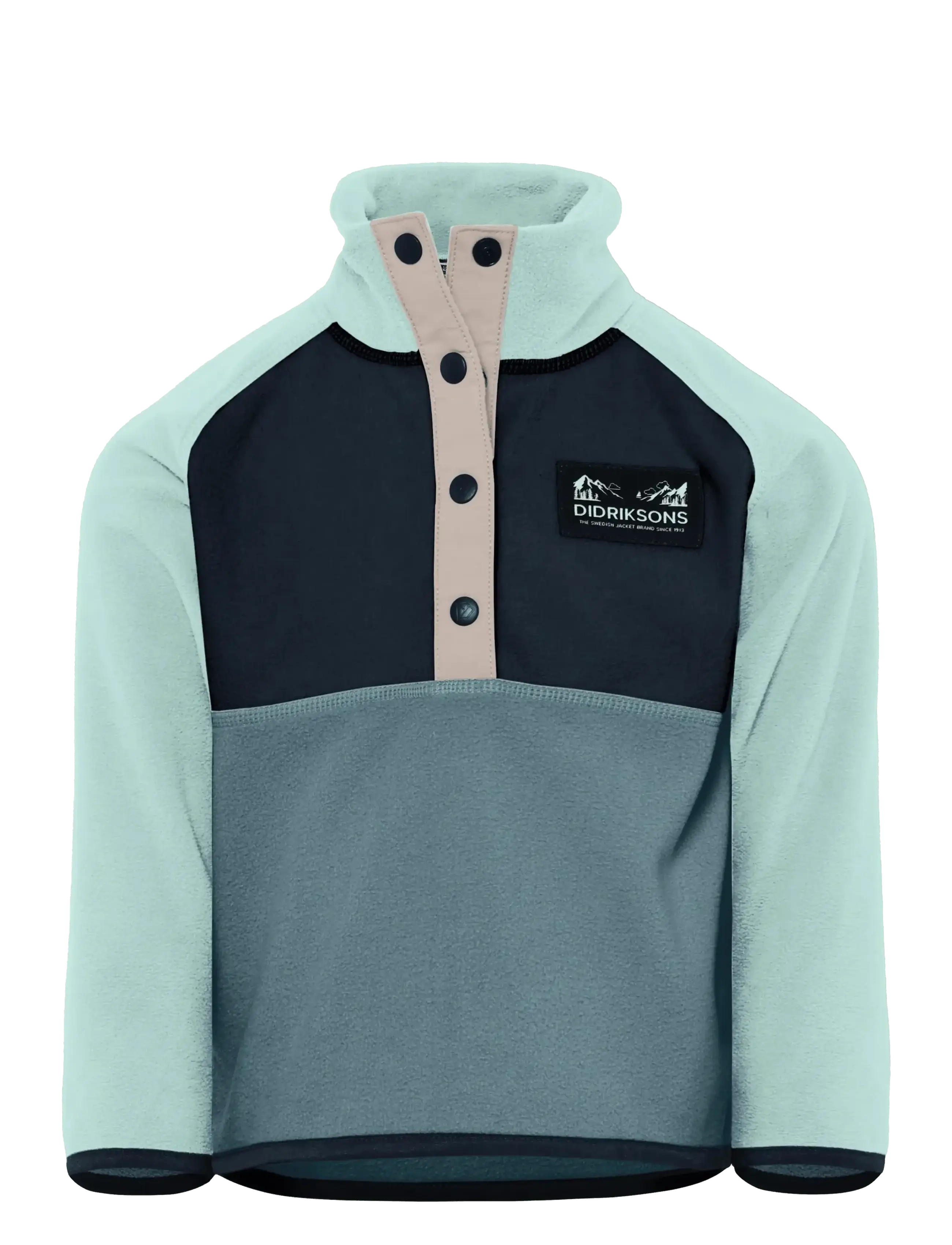 Didriksons MONTE KIDS HALF BU 5 - Fleecejacke - FACTORY BLUE / blue