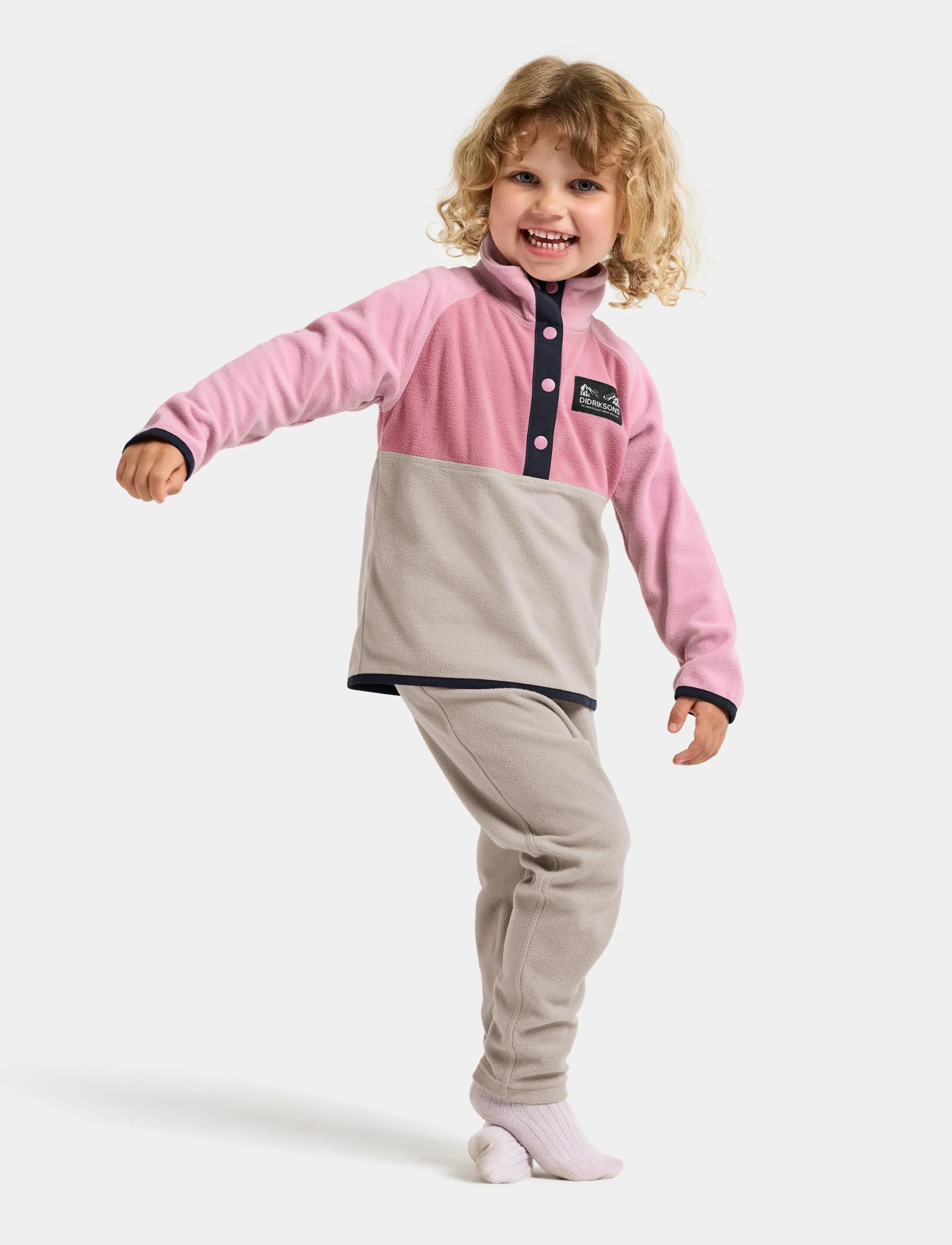 Didriksons - MONTE KIDS HALF BU 5 - isolerade jackor - heather pink - 3