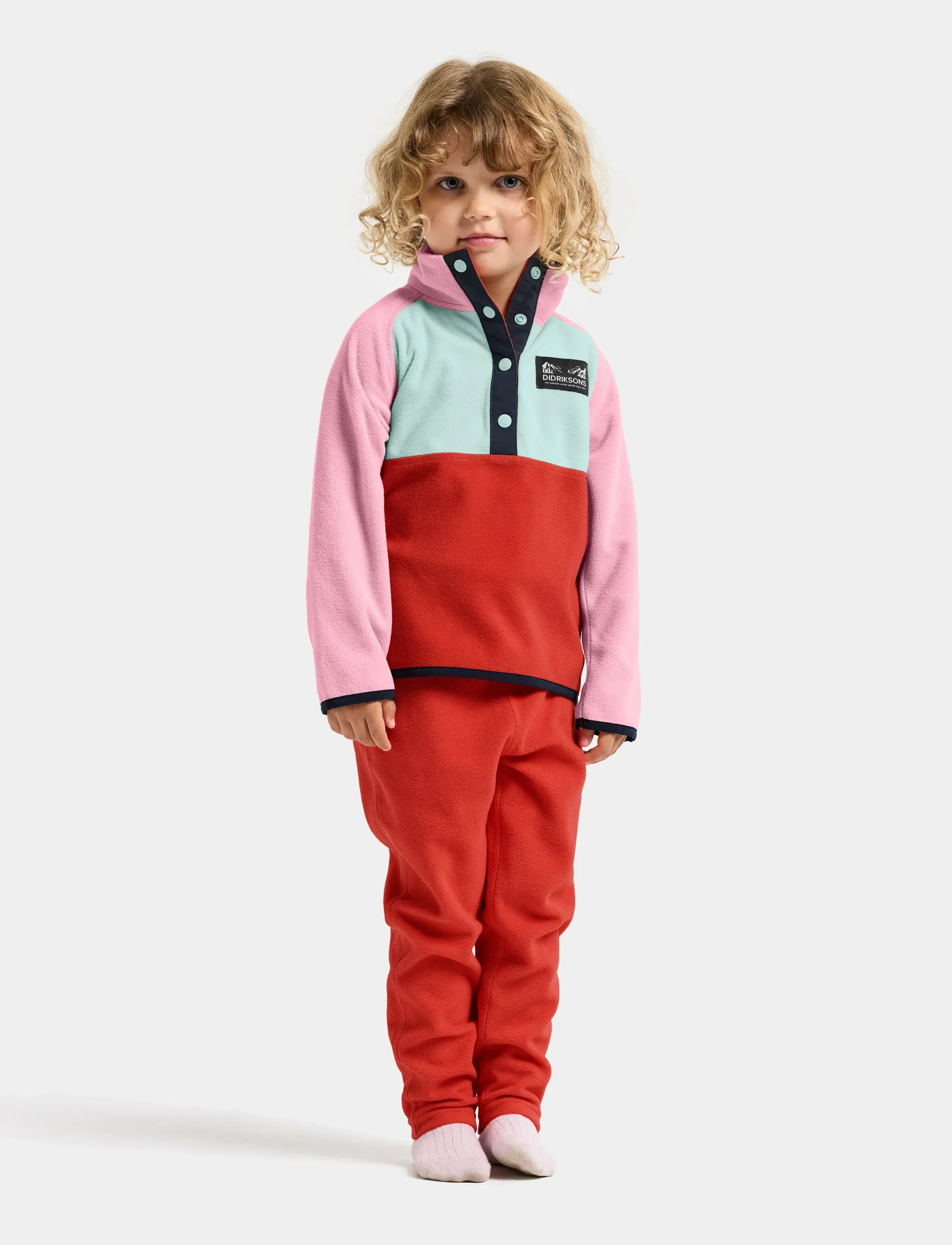 Didriksons - MONTE KIDS HALF BU 5 - paksud joped - light heather pink - 3