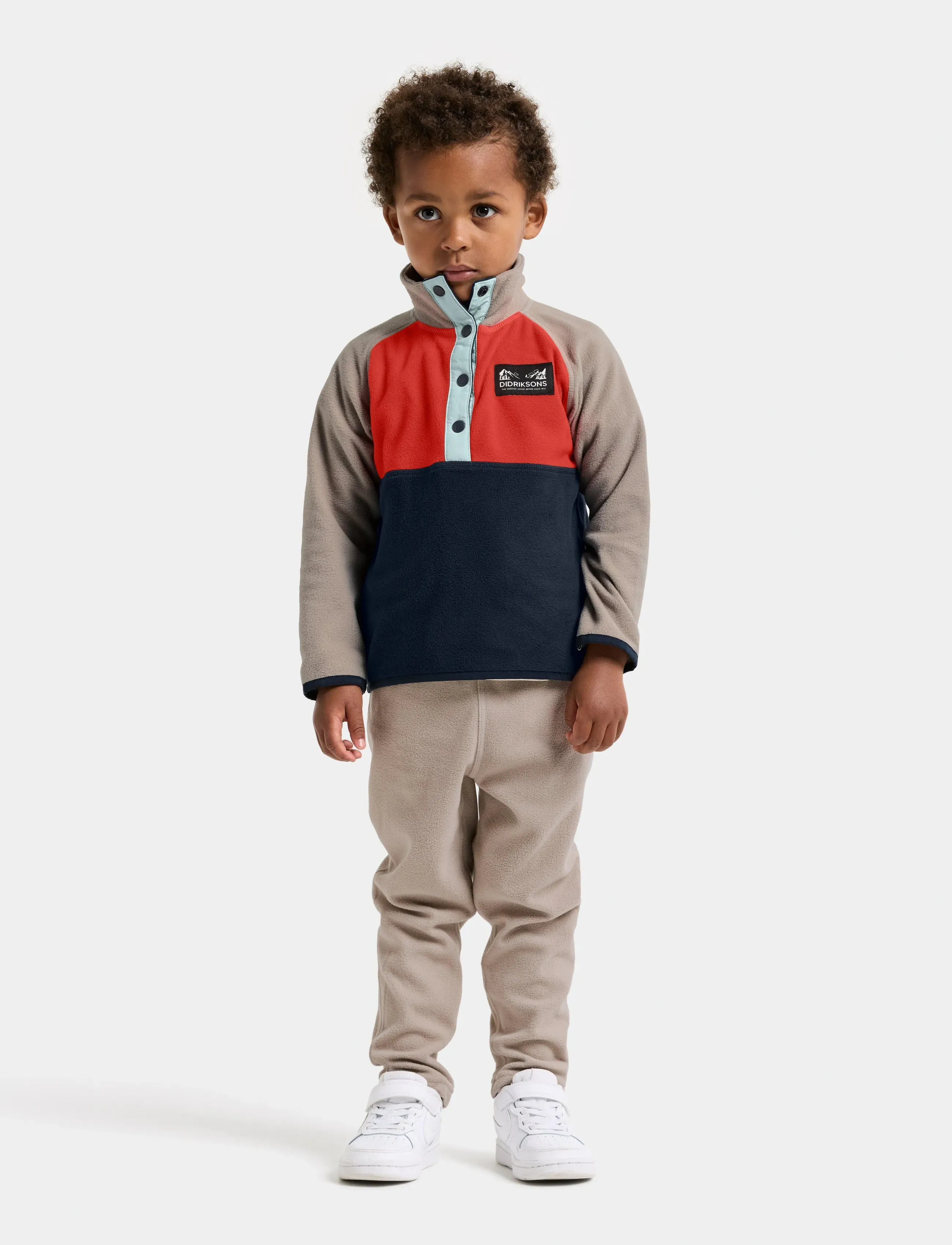 Didriksons - MONTE KIDS HALF BU 5 - vestes thermo-isolantes - paprika - 3