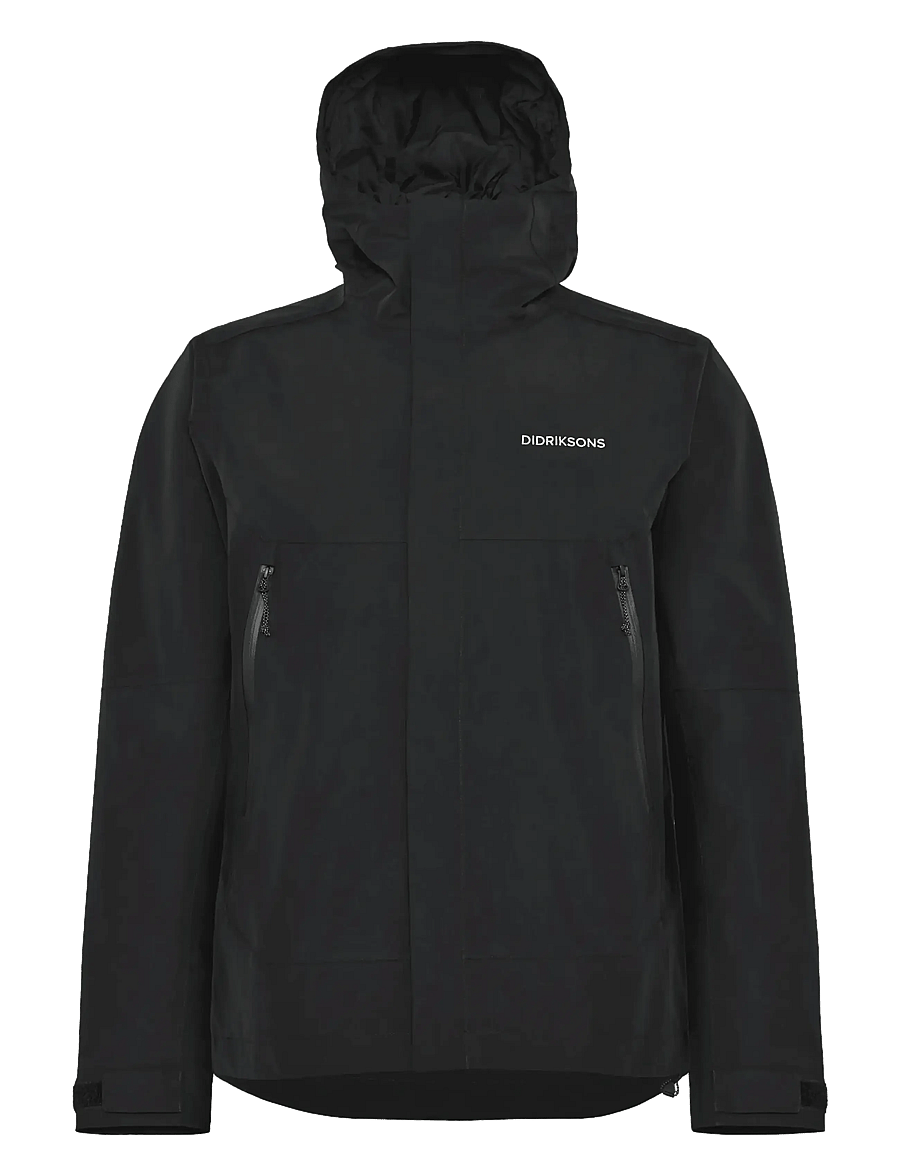 Didriksons - Grit Men's Jacket - regnjakker - black - 1
