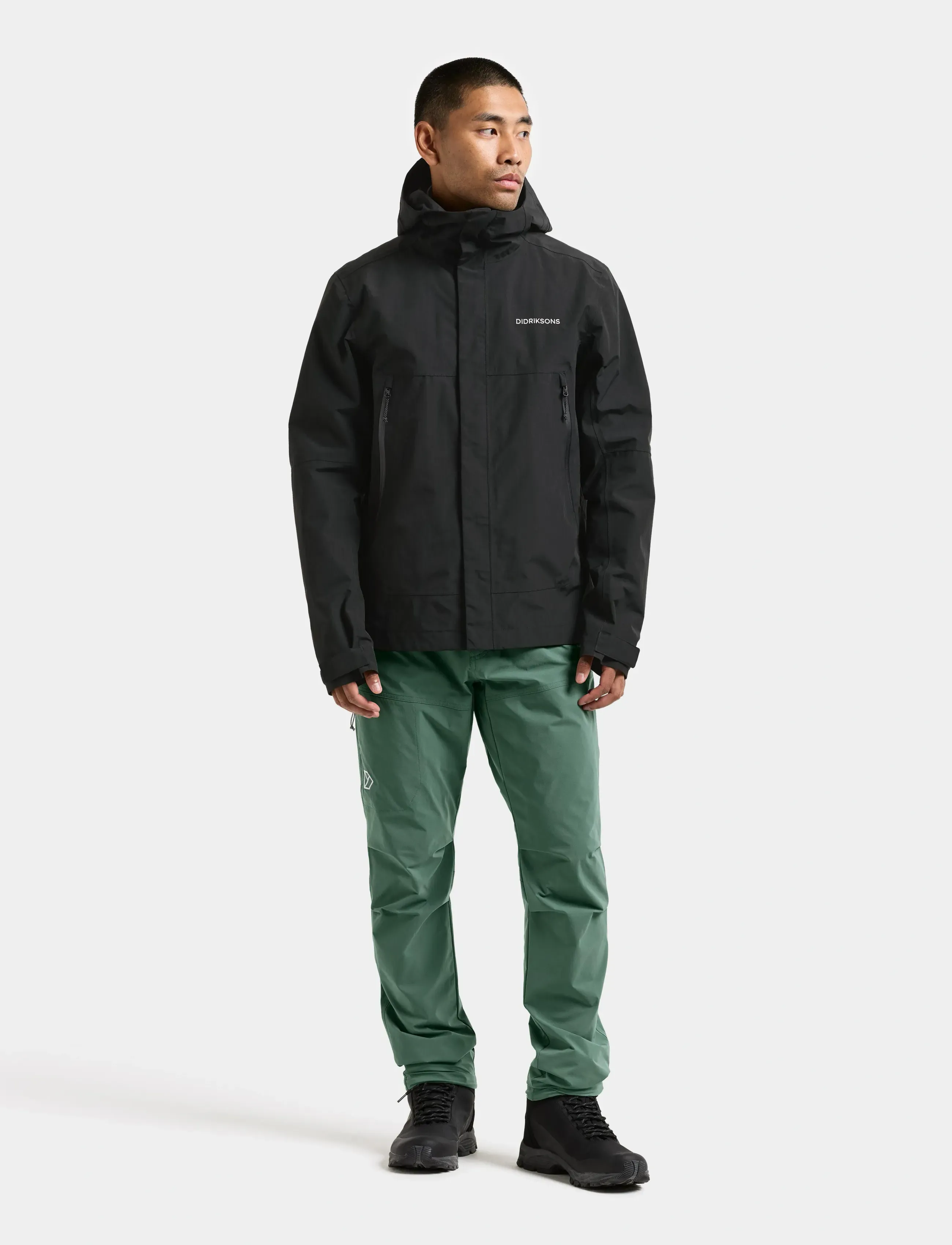 Didriksons - Grit Men's Jacket - regenmäntel - black - 3