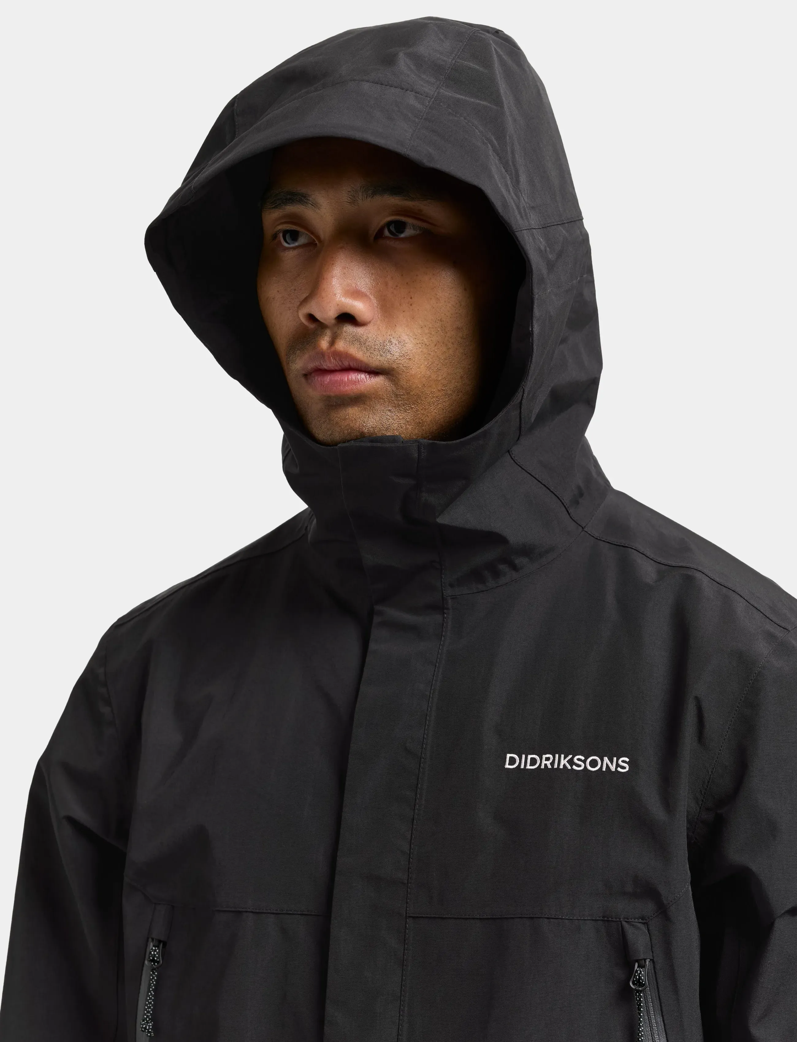 Didriksons GRIT USX JACKET 4 - Tänavastiil - BLACK / black