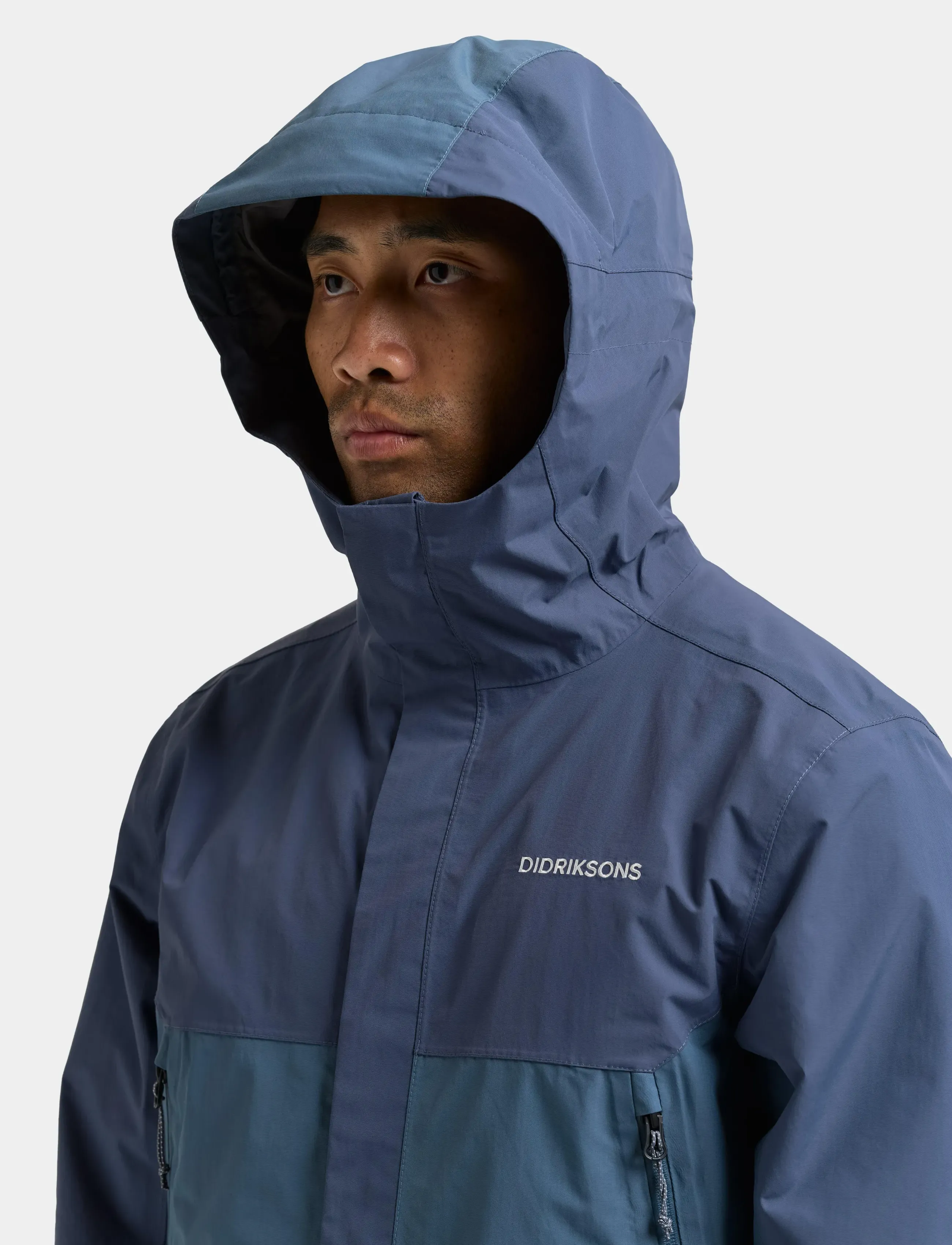 Didriksons Grit Men's Jacket - Regenkleding - BLUE FOG / blue