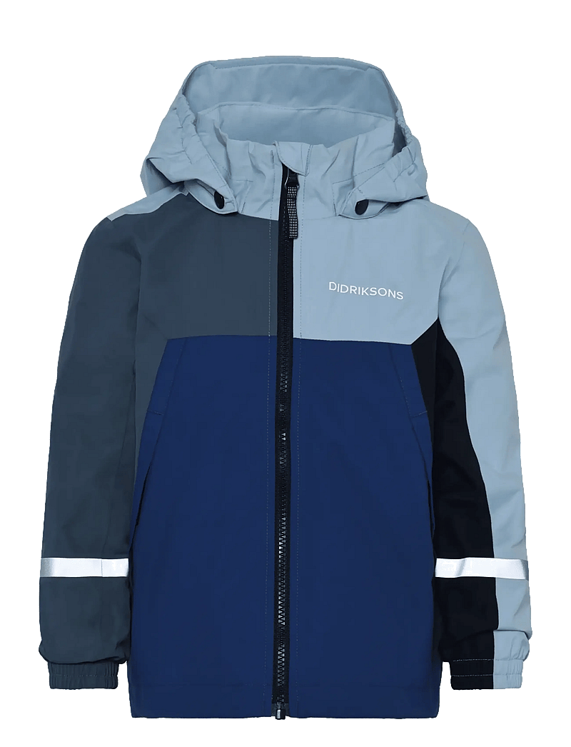 Didriksons - PILVI KIDS JKT 2 - tuule- ja vihmajakid - blue fog - 1
