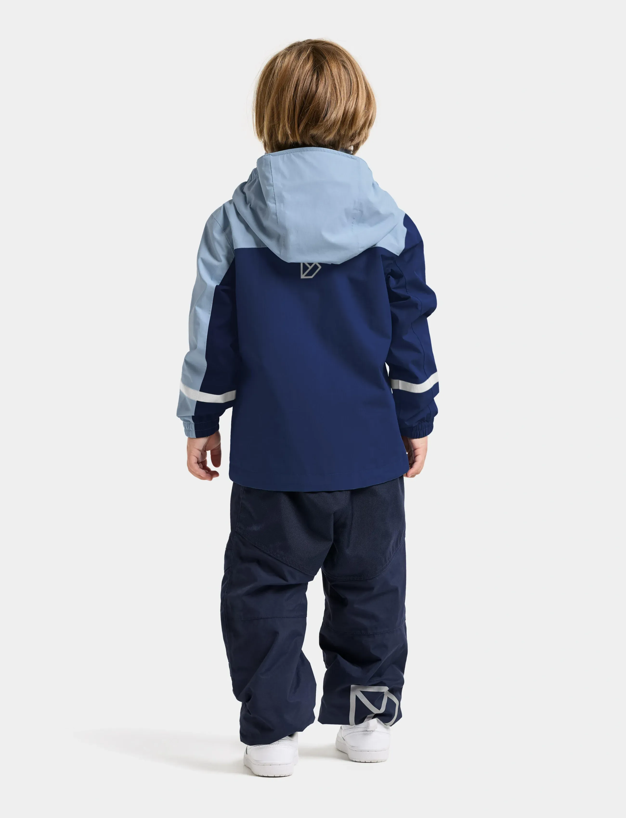 Didriksons - PILVI KIDS JKT 2 - skal- & regnjackor - blue fog - 4