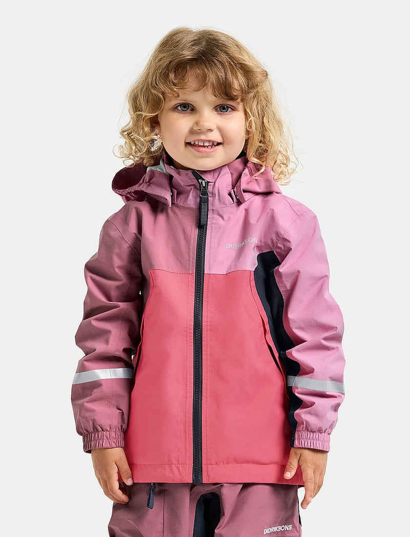 Didriksons - PILVI KIDS JKT 2 - shell- & regenjacken - heather pink - 0