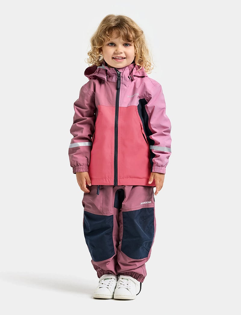 Didriksons - PILVI KIDS JKT 2 - shell- & regenjacken - heather pink - 3