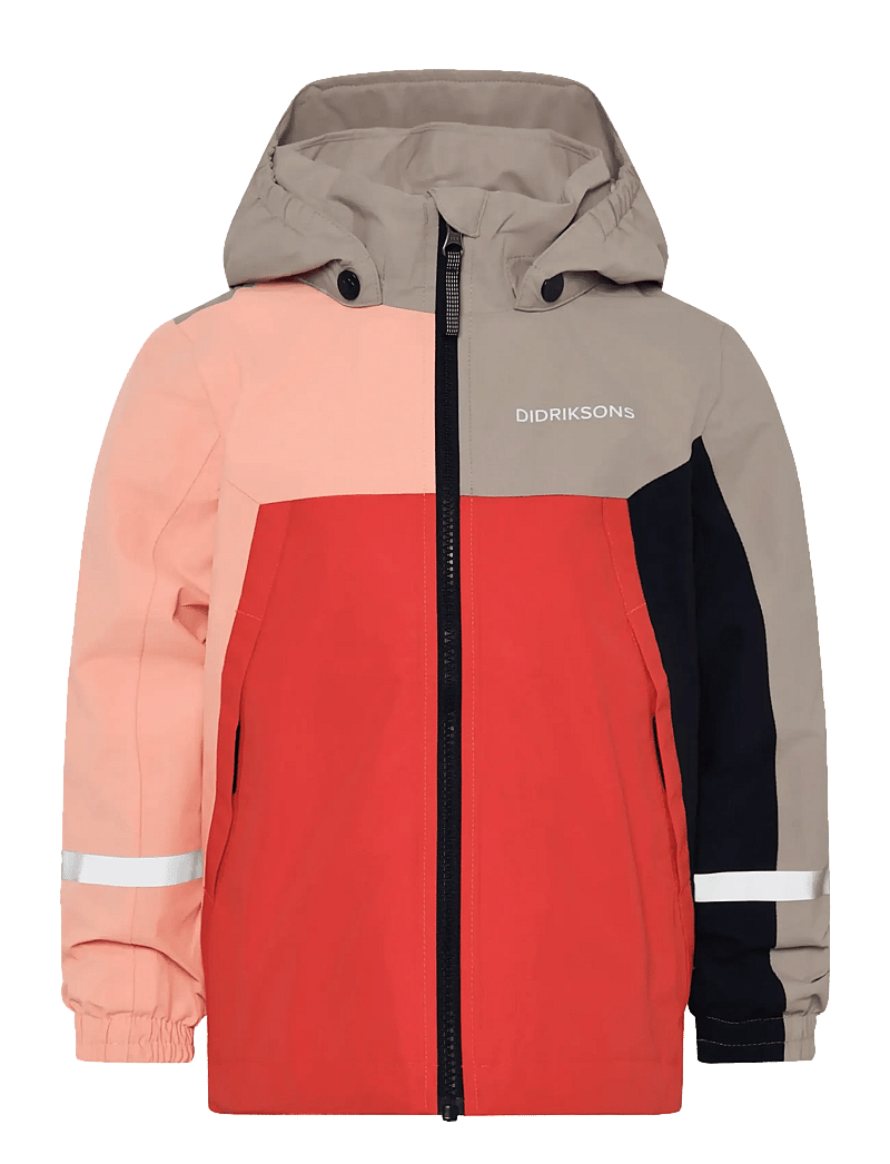 Didriksons - PILVI KIDS JKT 2 - tuule- ja vihmajakid - powder peach - 1