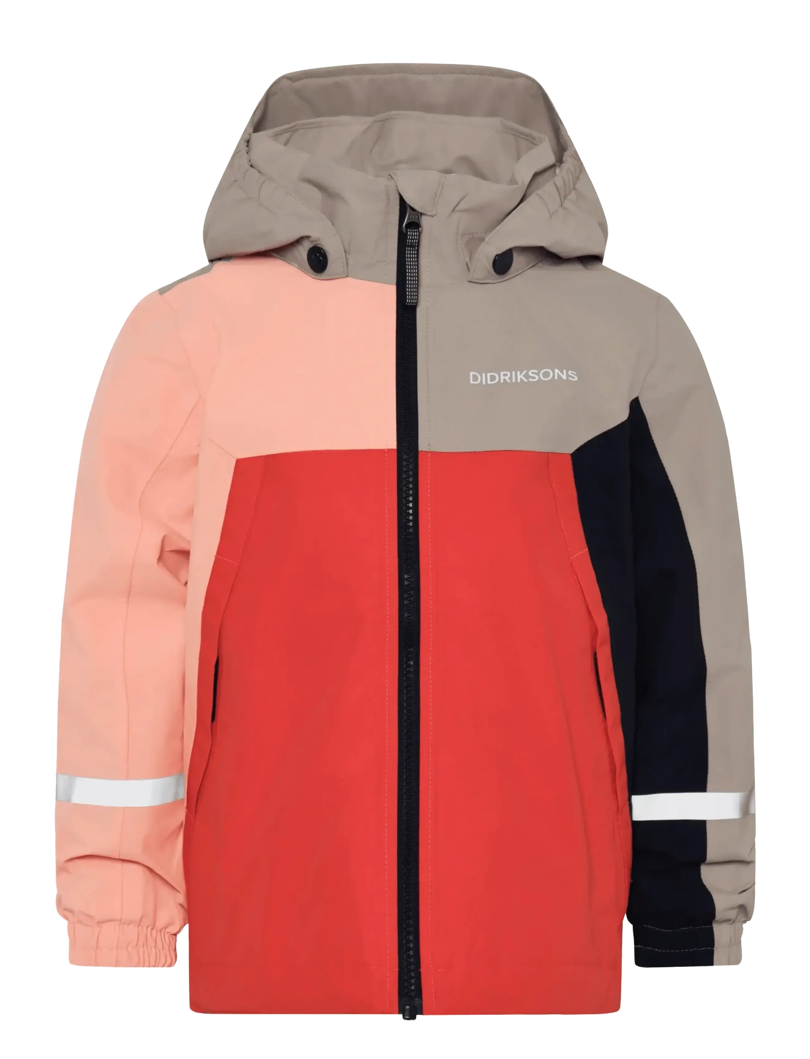 Didriksons - PILVI KIDS JKT 2 - laisvalaikio ir lietaus striukės - powder peach - 1