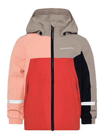 Didriksons PILVI KIDS JKT 2 - Odzież - POWDER PEACH / multi