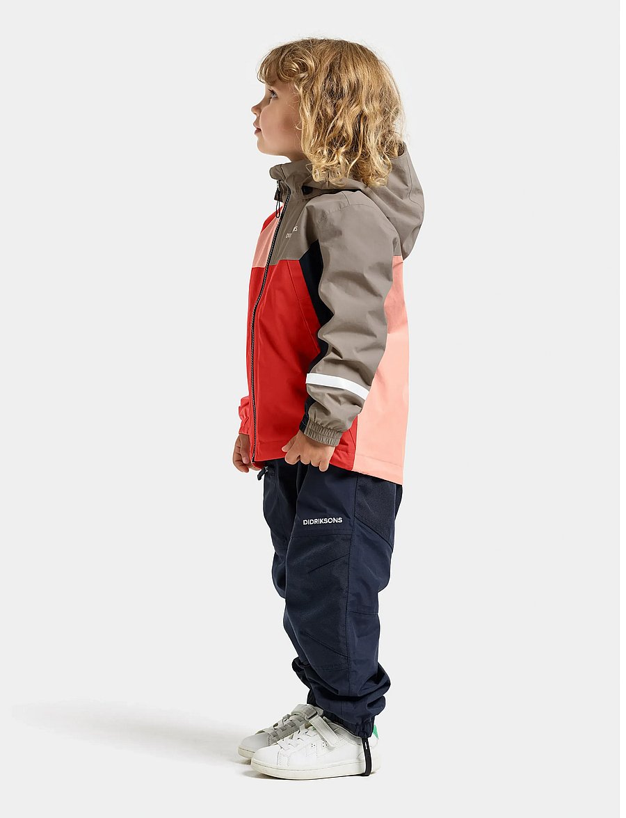 Didriksons - PILVI KIDS JKT 2 - laisvalaikio ir lietaus striukės - powder peach - 5