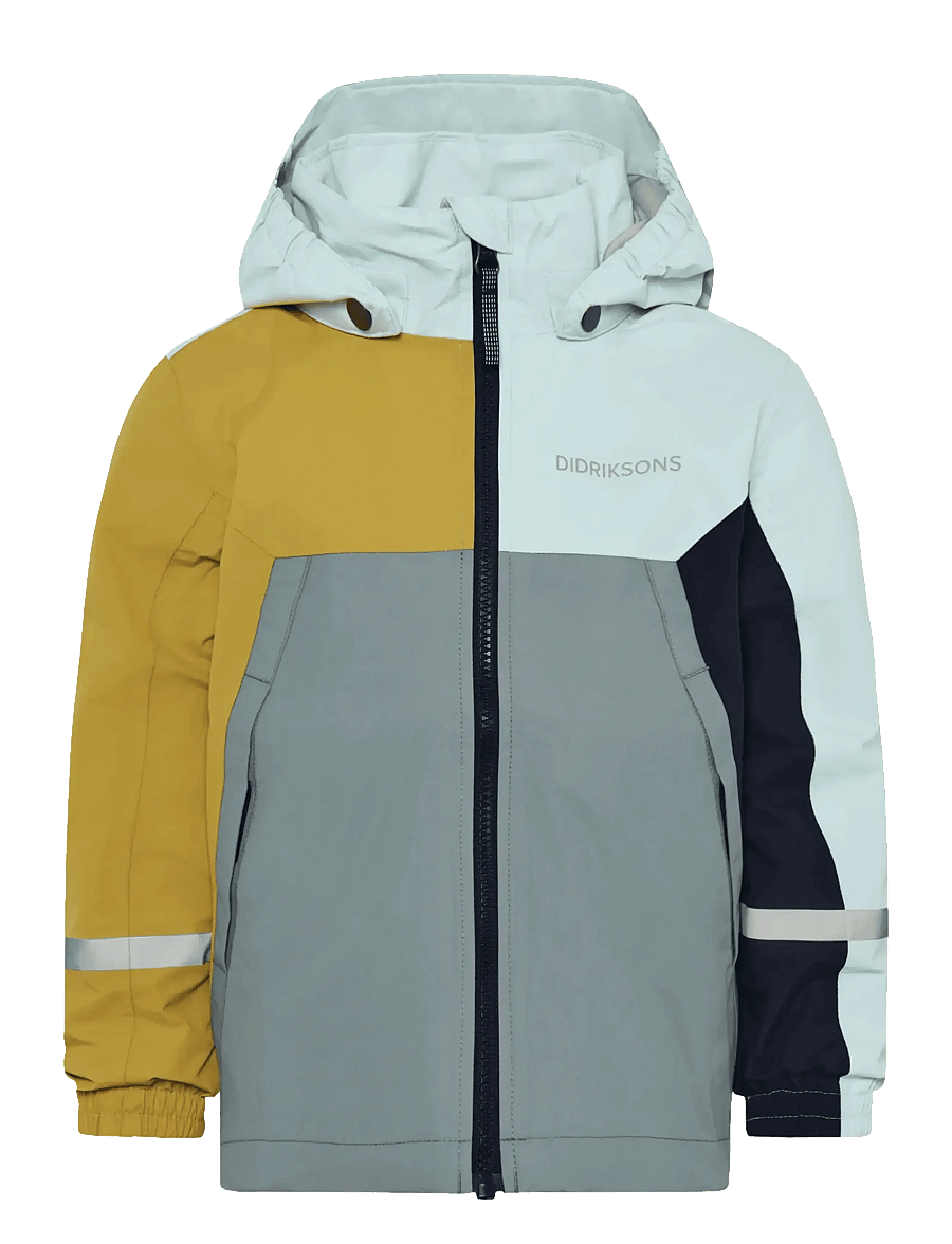 Didriksons - PILVI KIDS JKT 2 - skal- & regnjackor - yellow pollen - 1