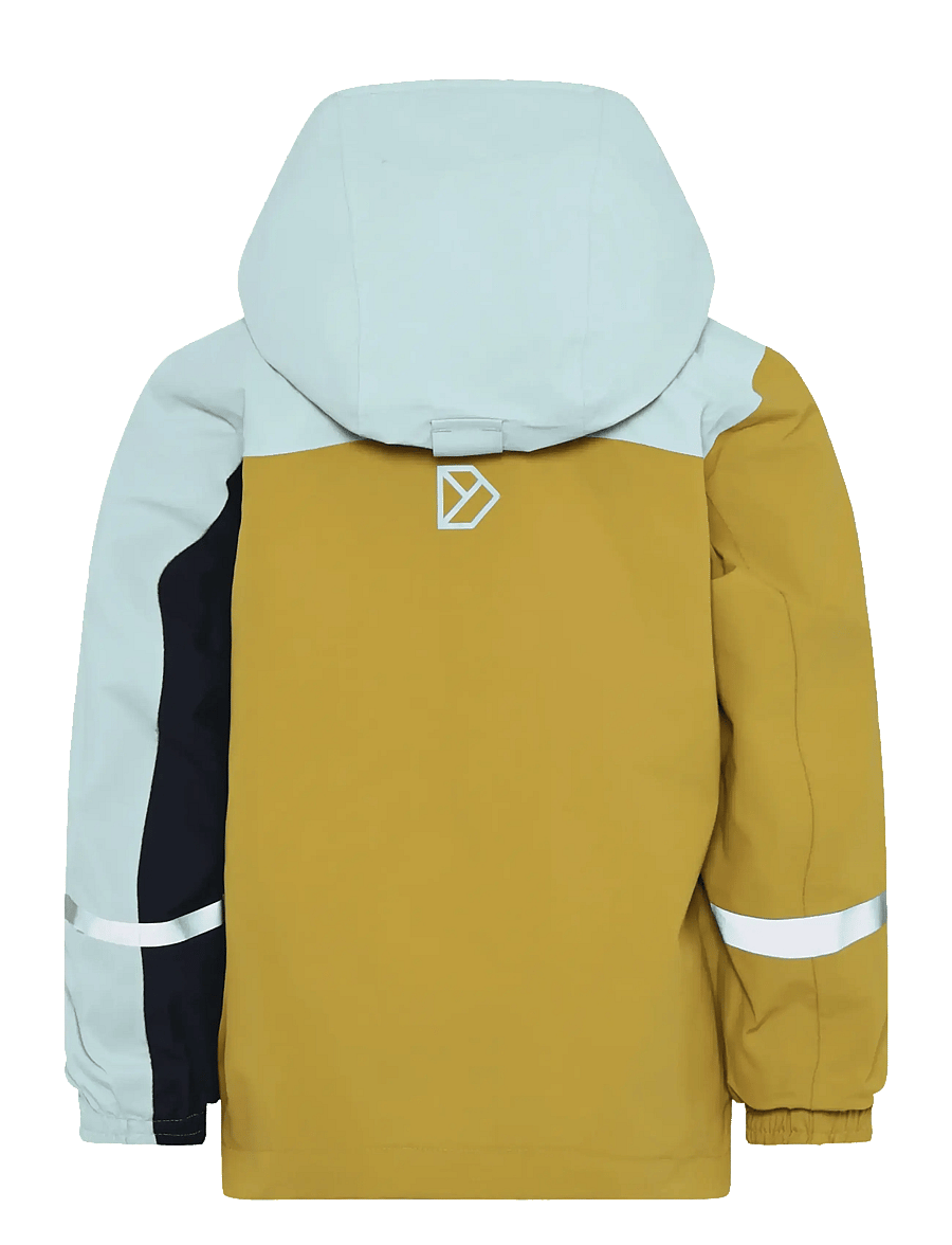 Didriksons - PILVI KIDS JKT 2 - skal- & regnjackor - yellow pollen - 2