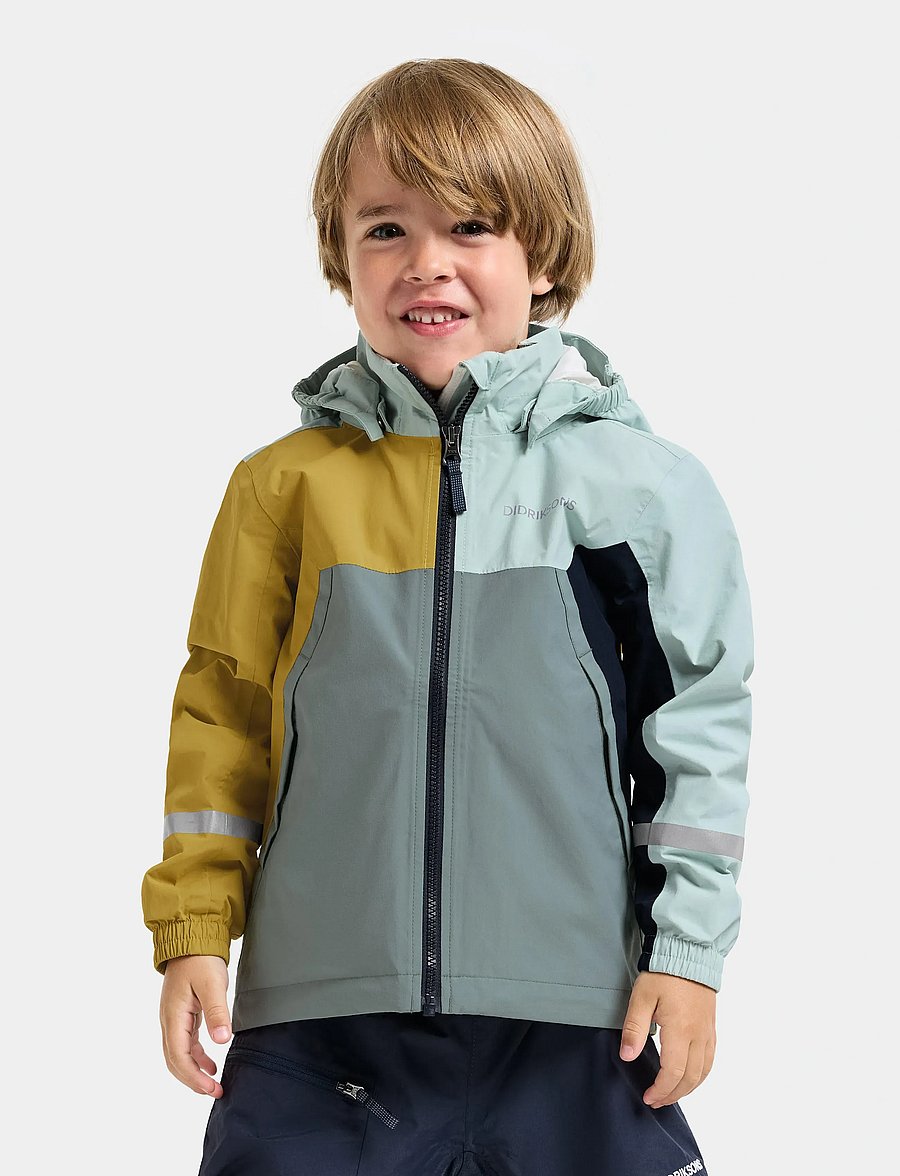 Didriksons - PILVI KIDS JKT 2 - skal- & regnjackor - yellow pollen - 0