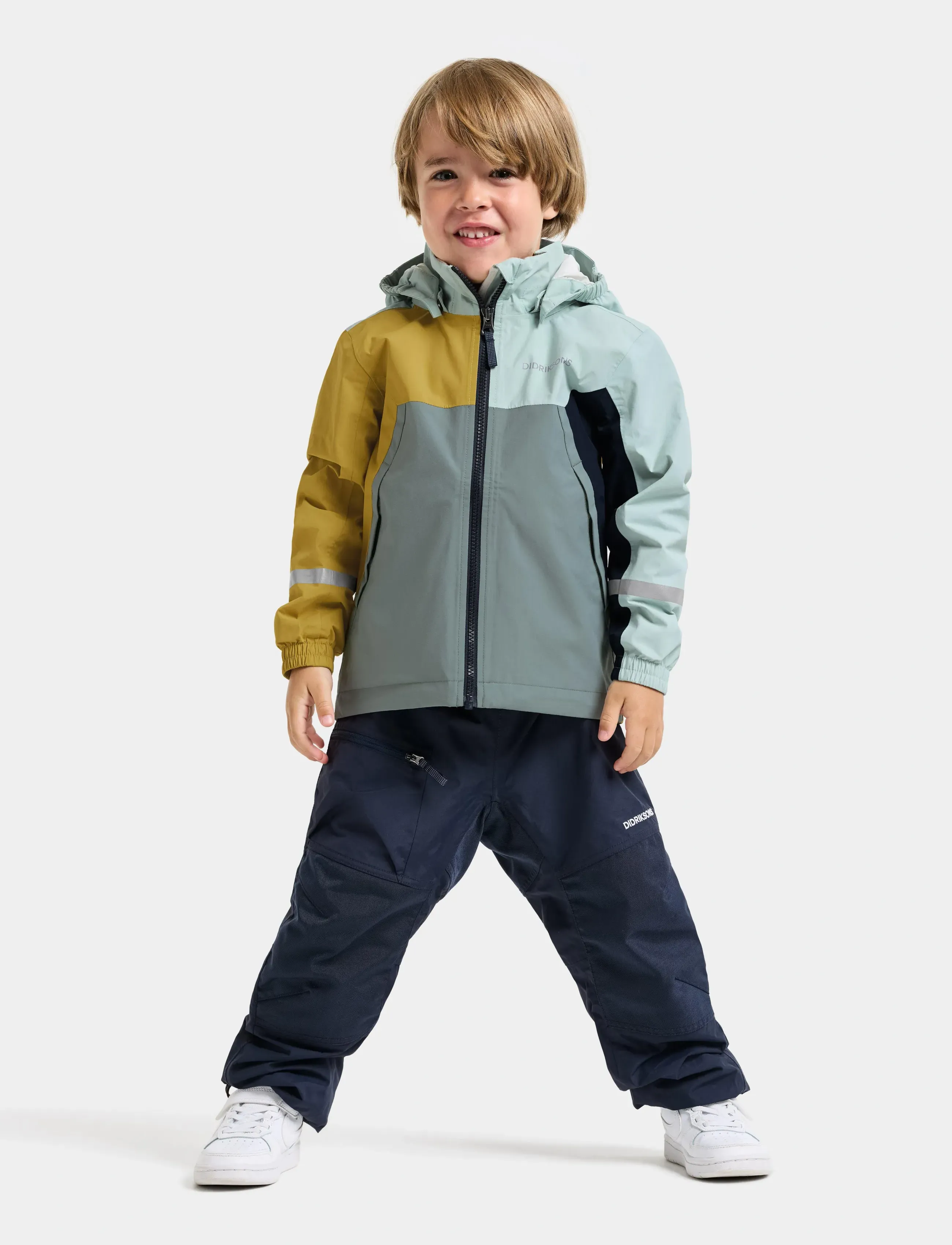 Didriksons - PILVI KIDS JKT 2 - skal- & regnjackor - yellow pollen - 3