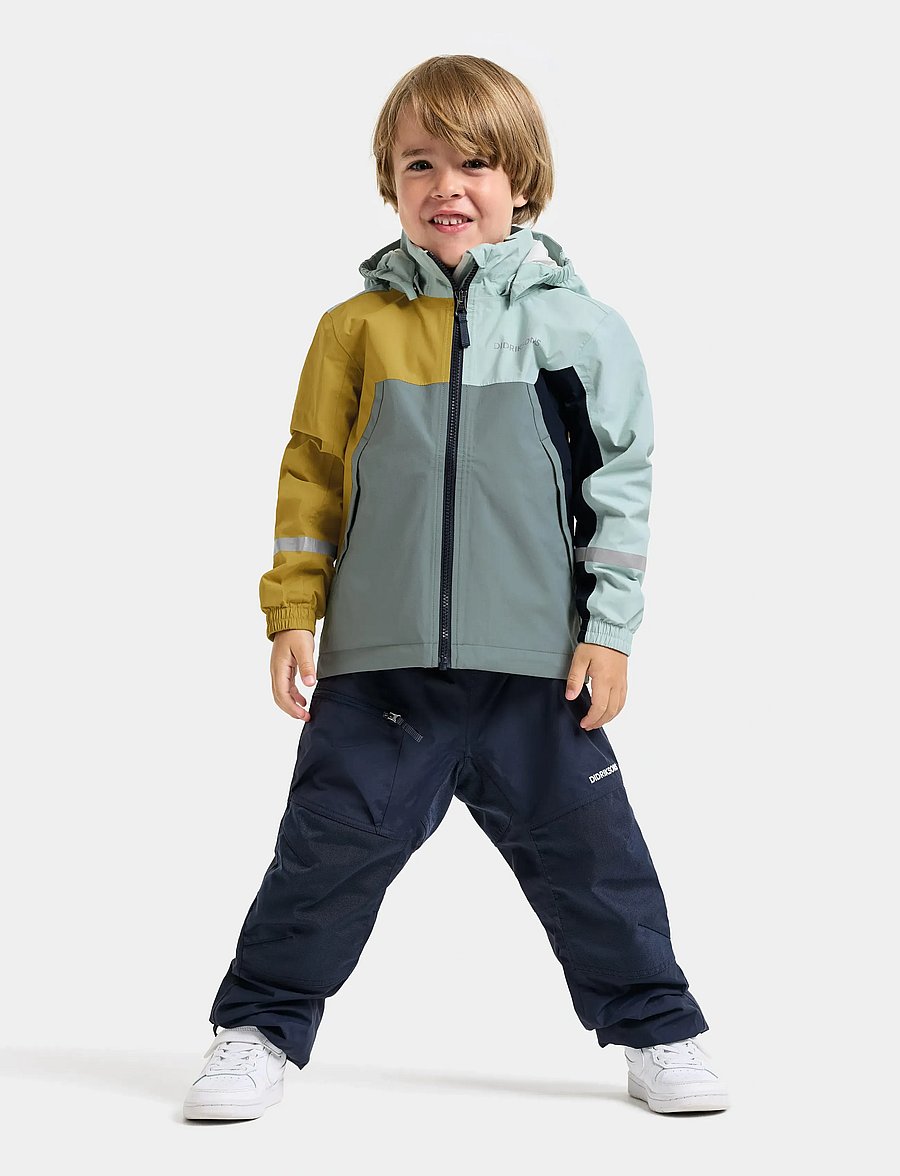 Didriksons - PILVI KIDS JKT 2 - skal- & regnjackor - yellow pollen - 3