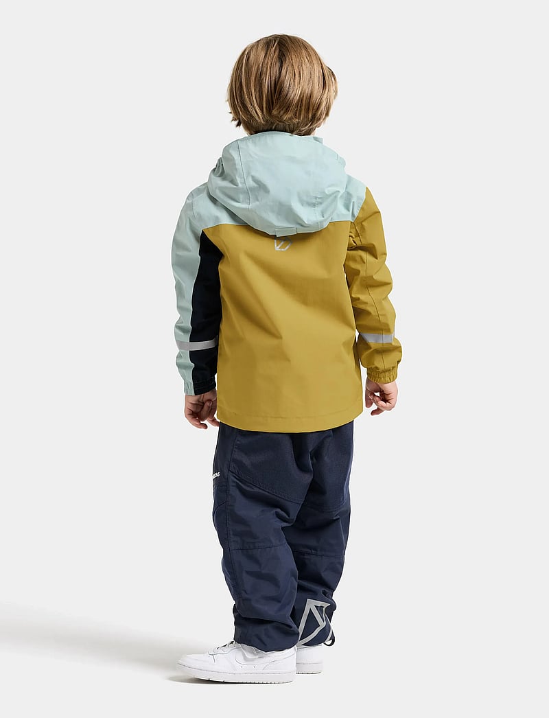 Didriksons - PILVI KIDS JKT 2 - skal- & regnjackor - yellow pollen - 4