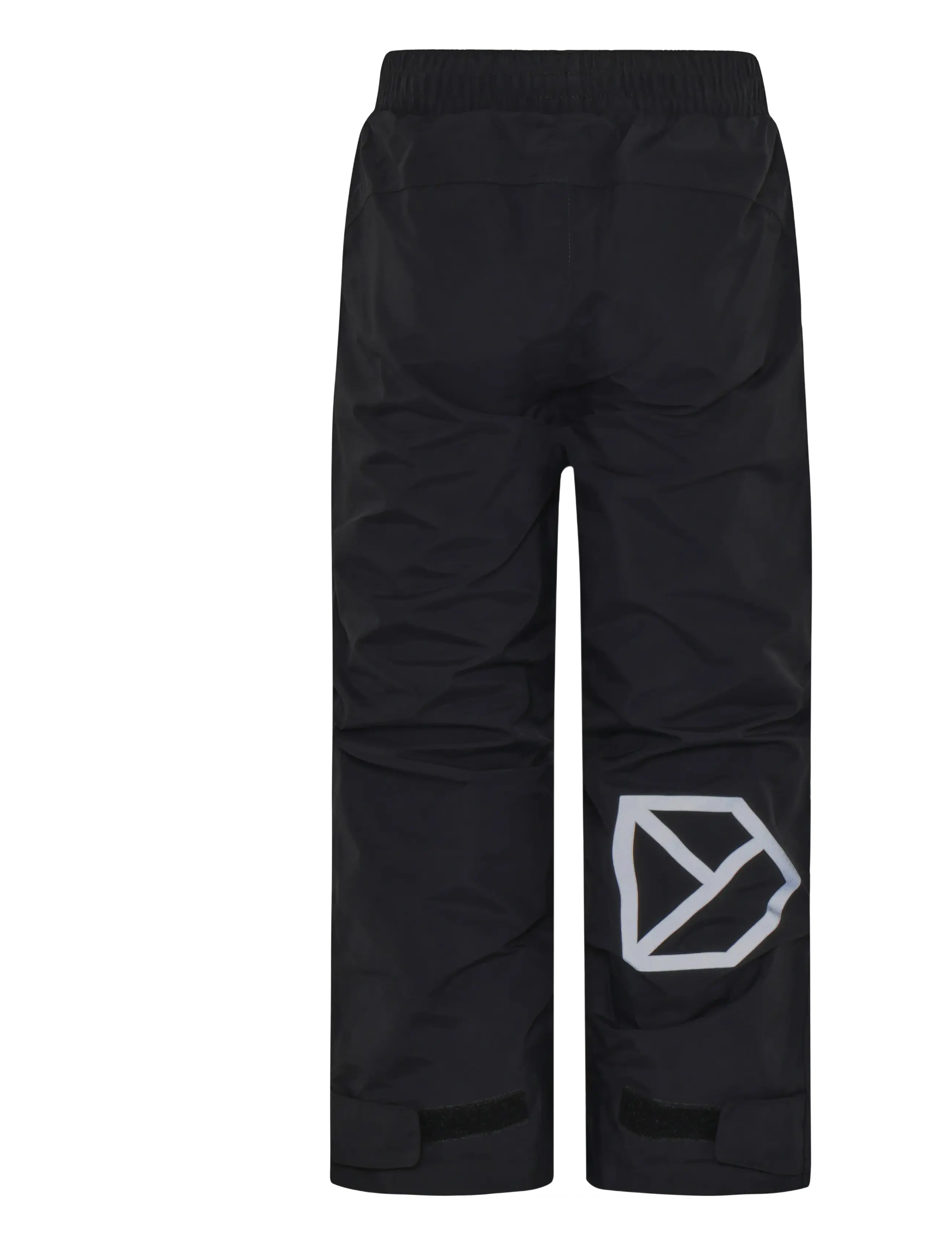 Didriksons - AVAN KIDS PANTS 2 - shell- & regnbukser - black - 2