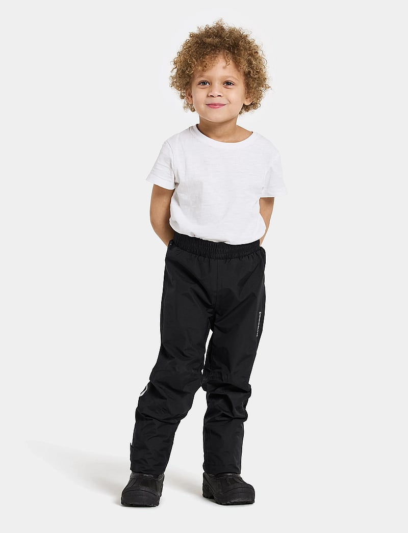 Didriksons - AVAN KIDS PANTS 2 - shell- & regenhosen - black - 0