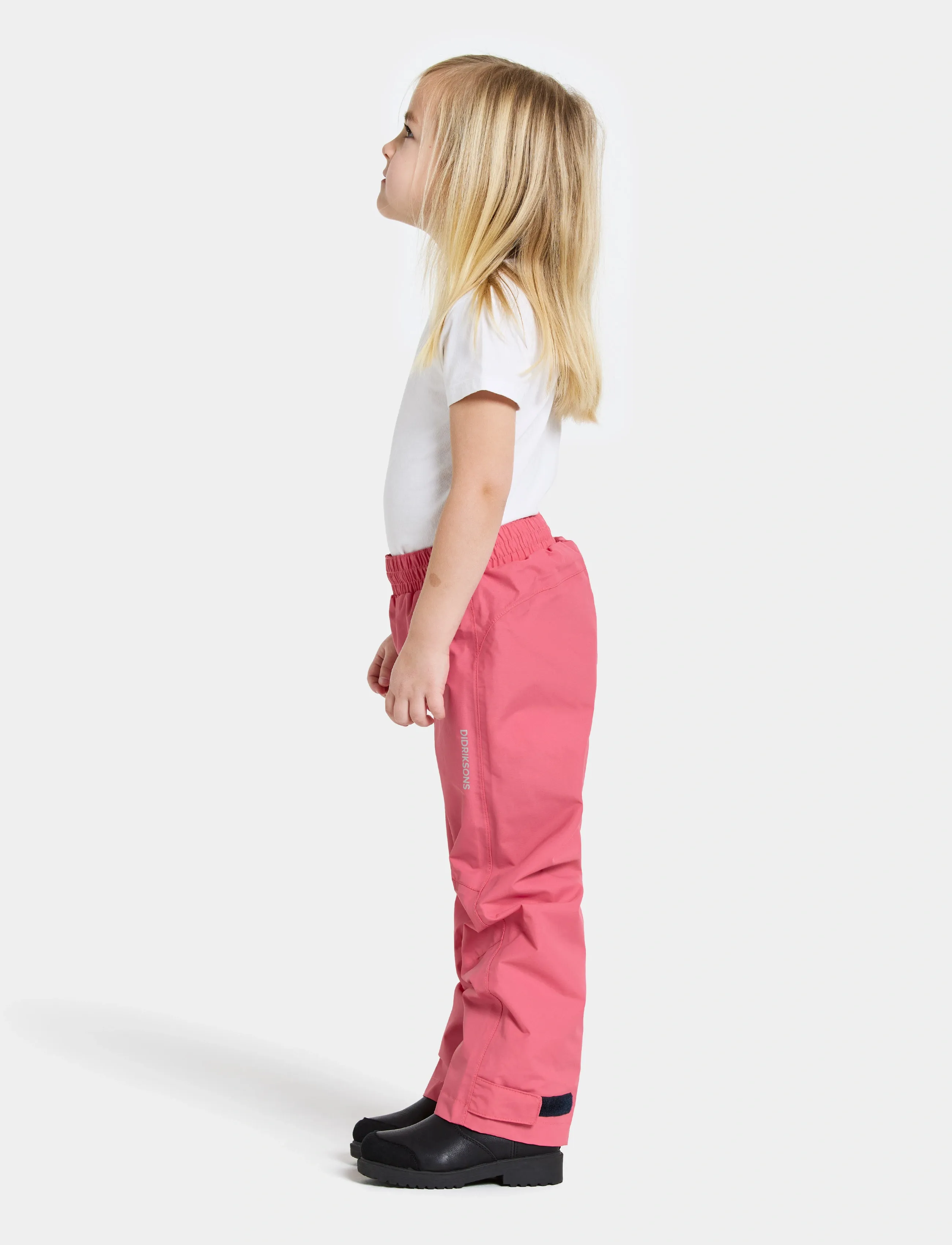 Didriksons - AVAN KIDS PANTS 2 - laisvalaikio ir lietaus kelnės - dusty azalea - 4
