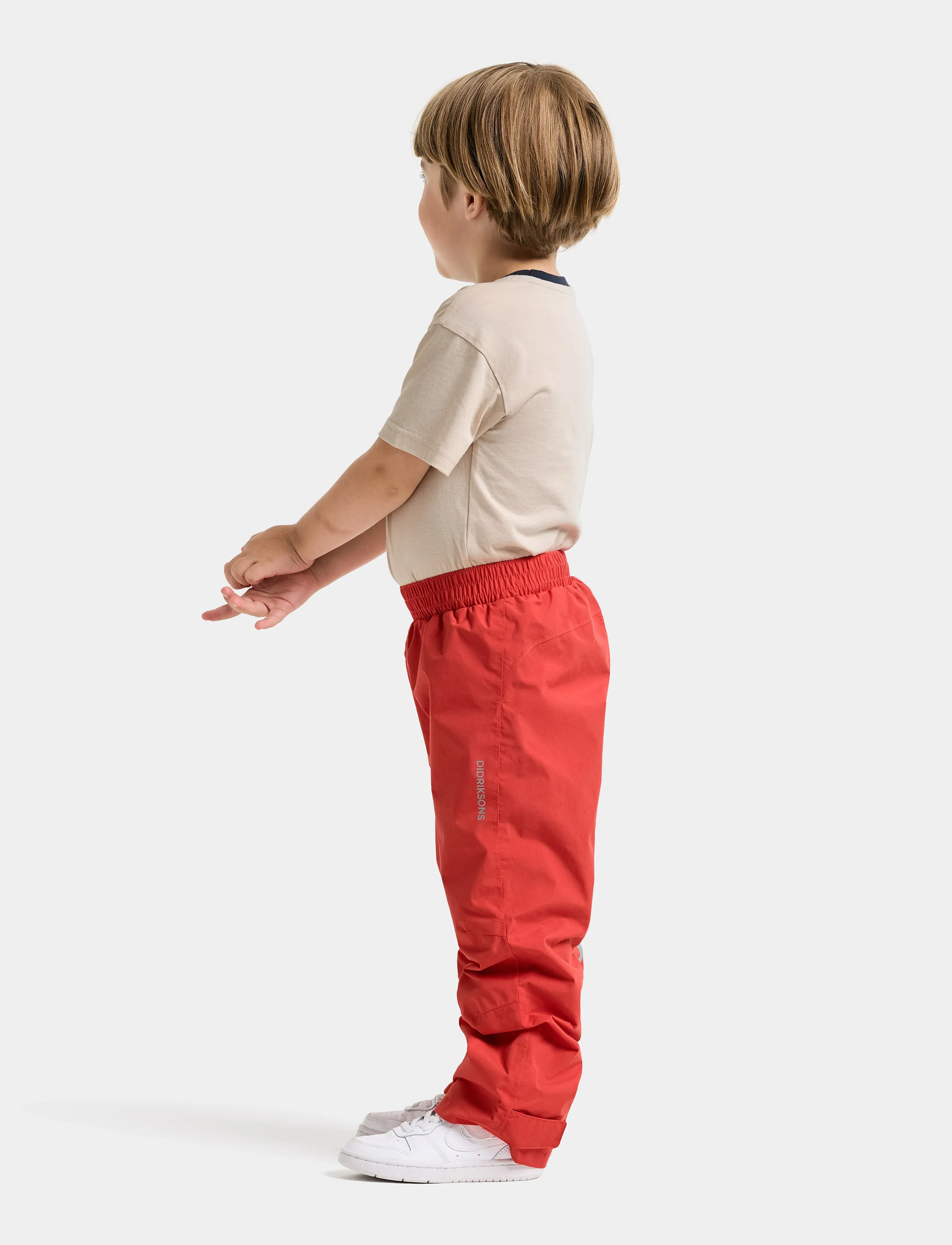 Didriksons - AVAN KIDS PANTS 2 - pantalons softshell et pantalons de pluie - paprika - 4