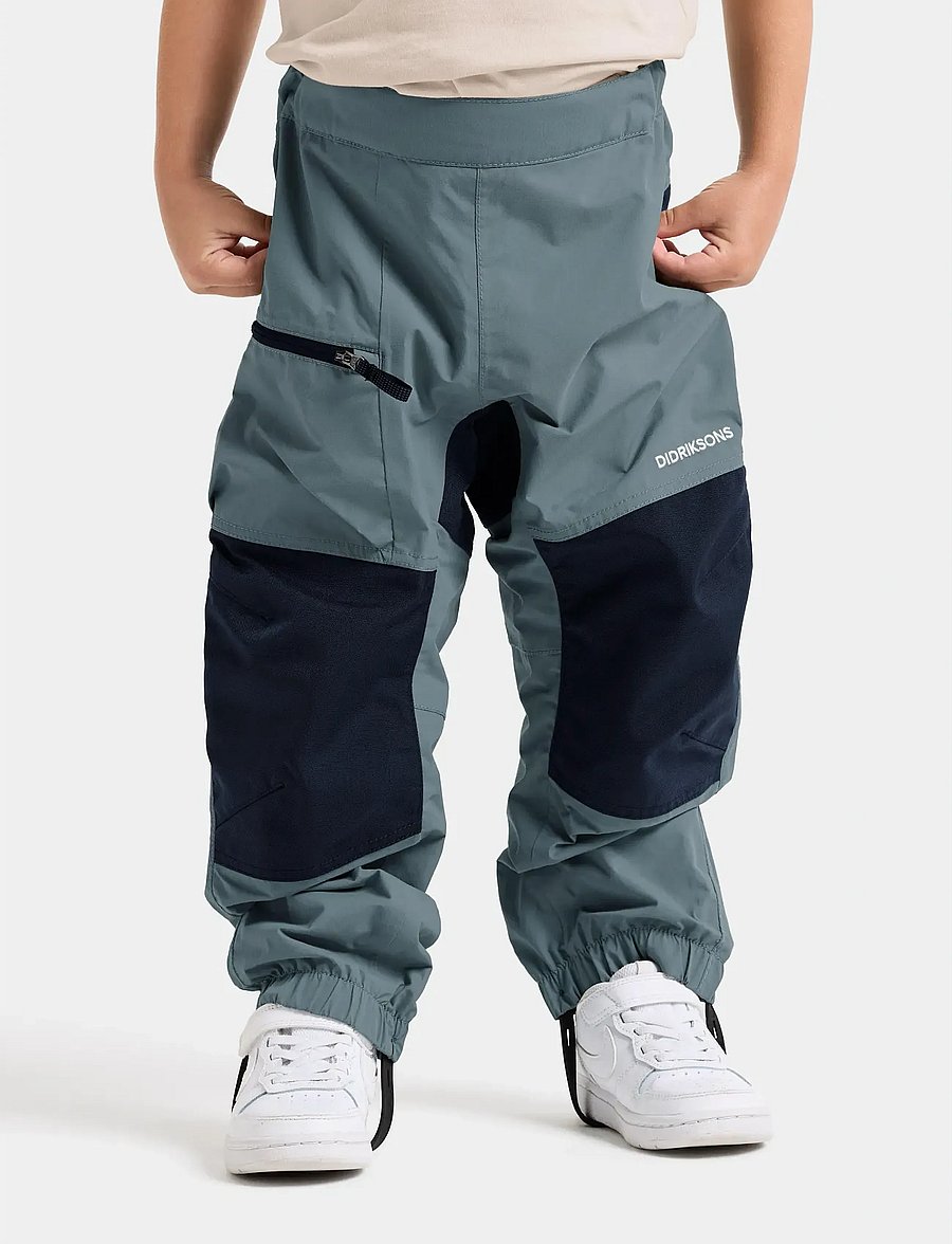 Didriksons - DUSK KIDS PNT 6 - skel- og regnbuxur - factory blue - 0