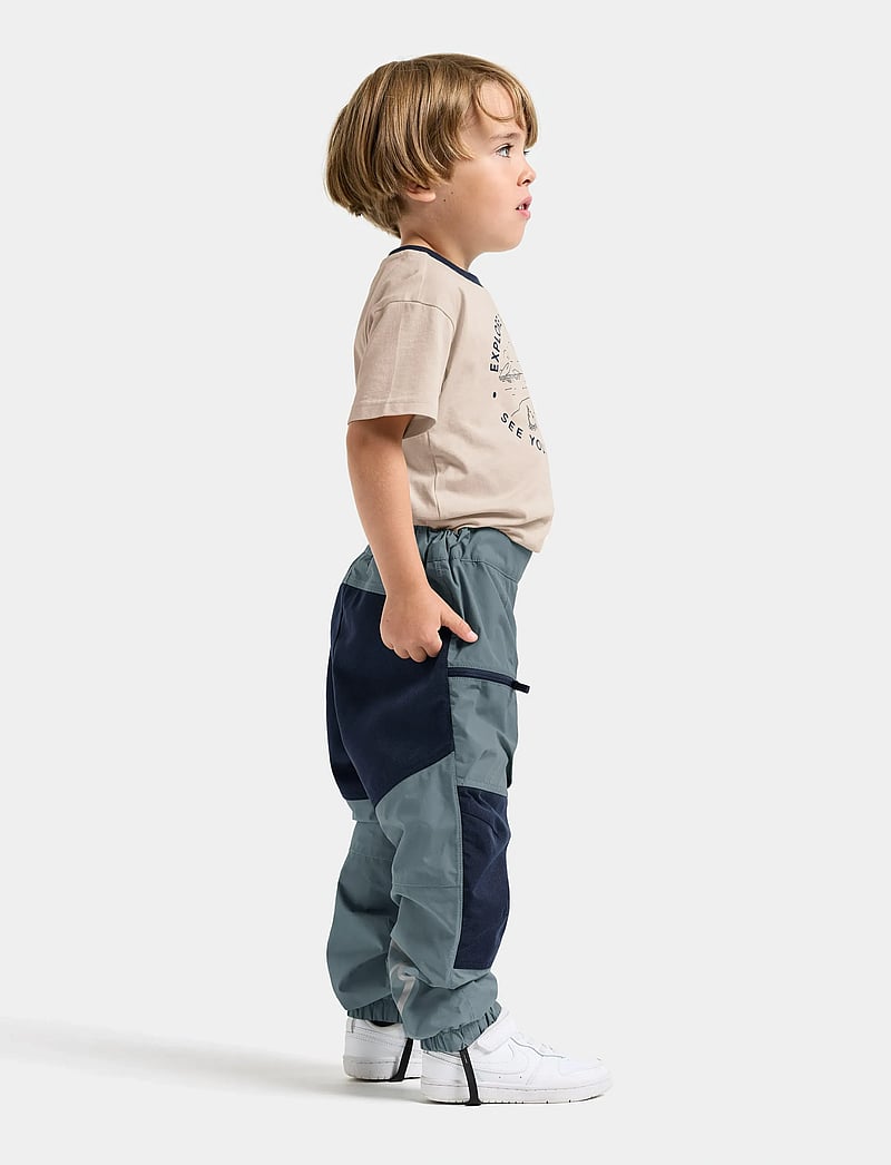 Didriksons - DUSK KIDS PNT 6 - shell- & regnbukser - factory blue - 4