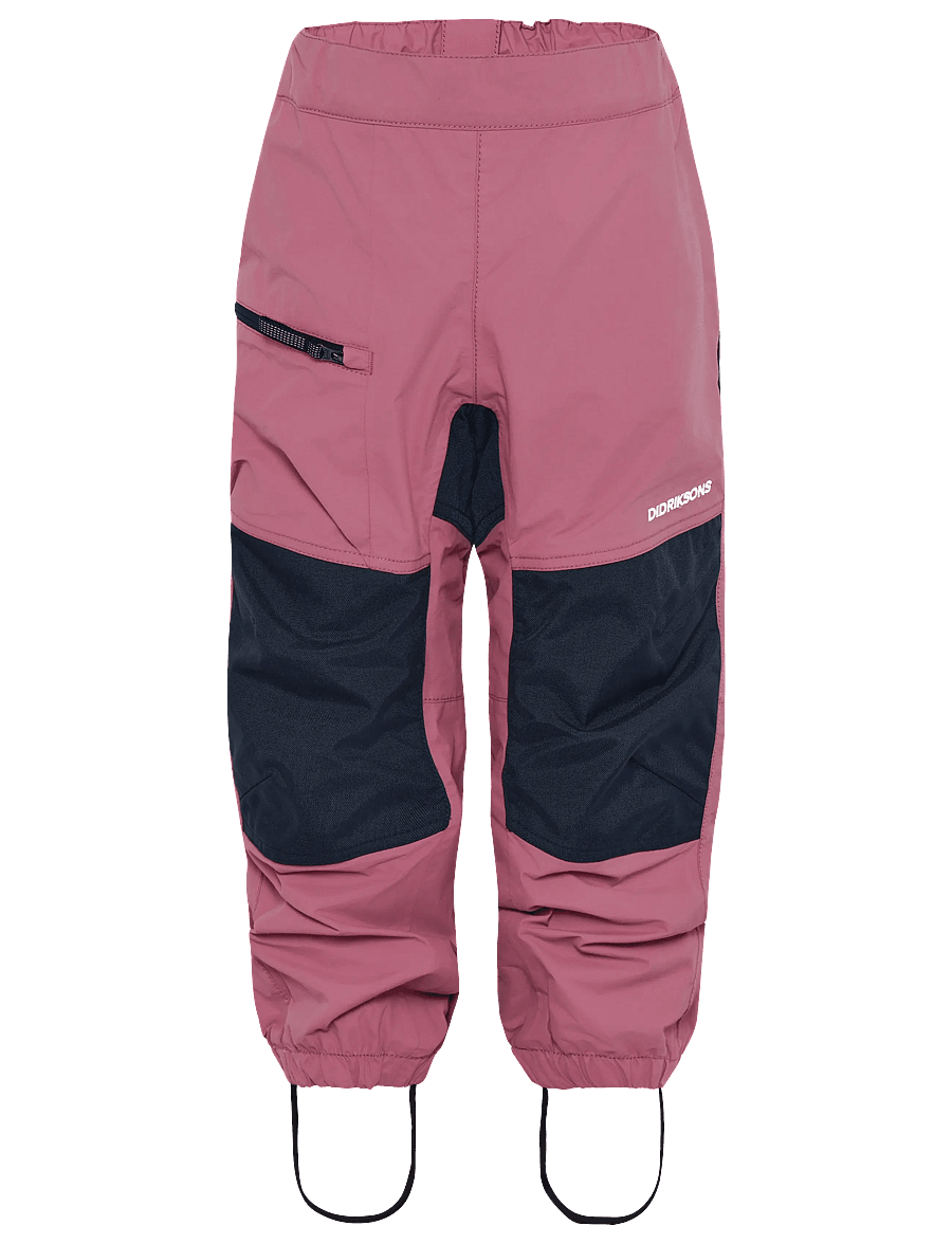 Didriksons - DUSK KIDS PNT 6 - laisvalaikio ir lietaus kelnės - heather pink - 1