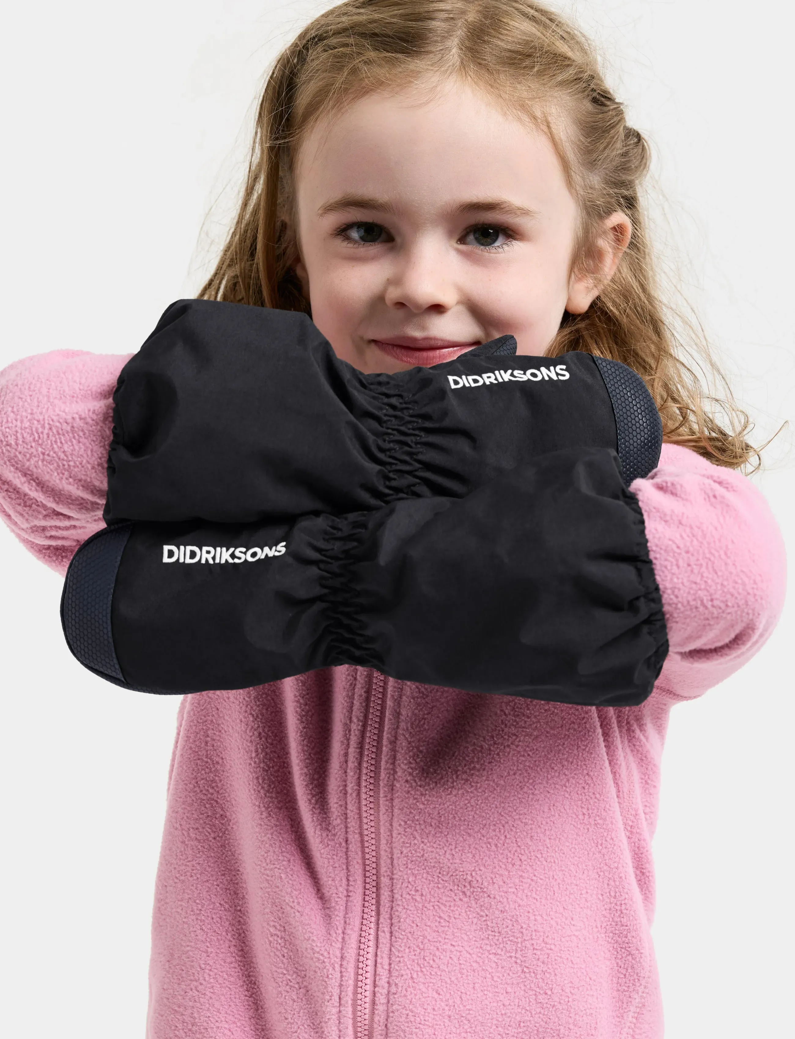 Didriksons Shell Kids Gloves 10, 4-6, Black, Handsker Og Vanter > Vanter, Børn