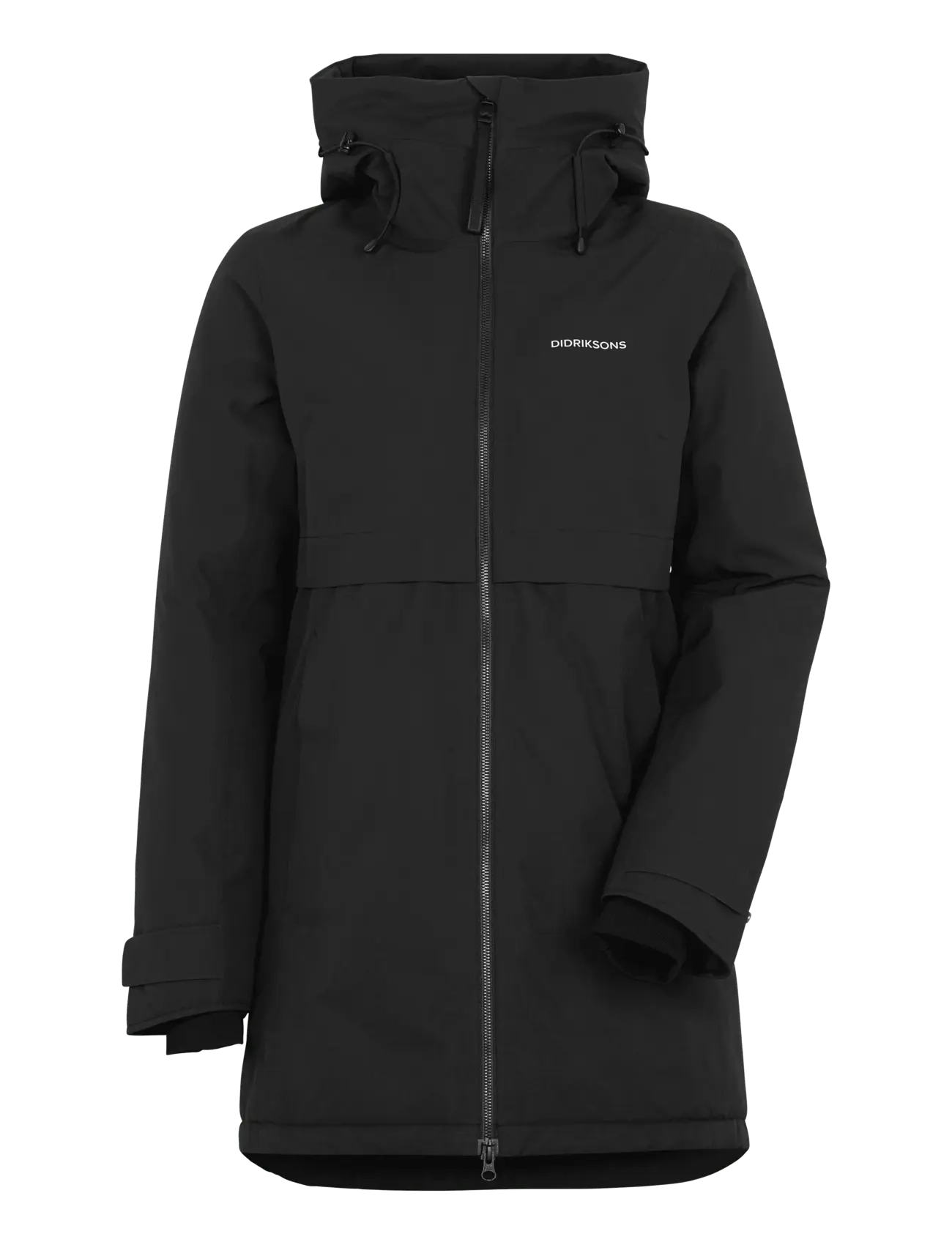 Didriksons HELLE WNS PARKA 6 - Didriksons - BLACK / black