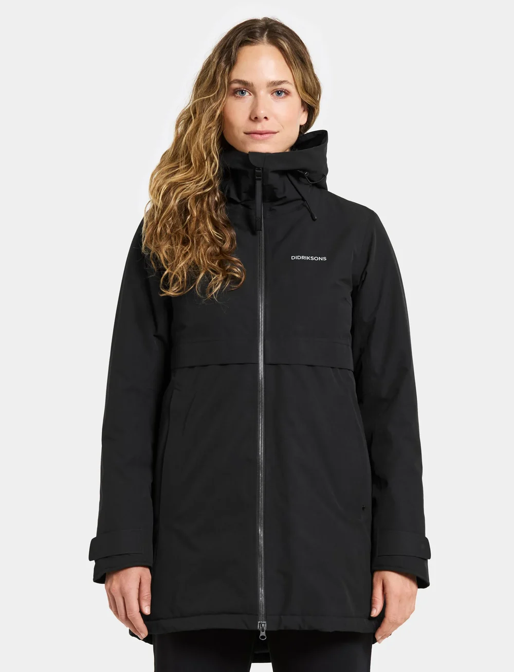 Didriksons - HELLE WNS PARKA 6 - parkasjackor - black - 0