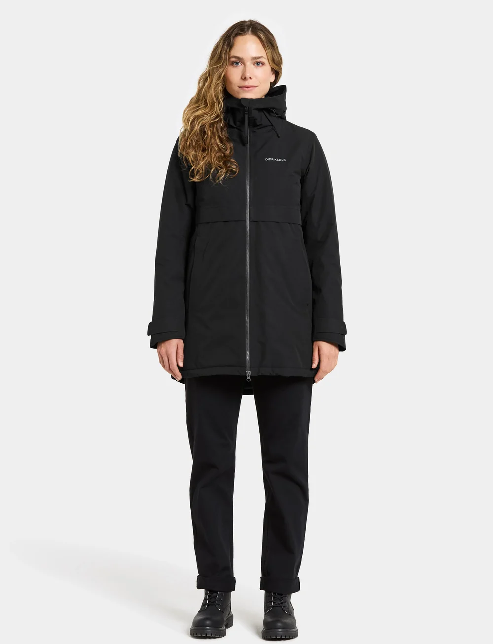 Didriksons - HELLE WNS PARKA 6 - parkasjackor - black - 3