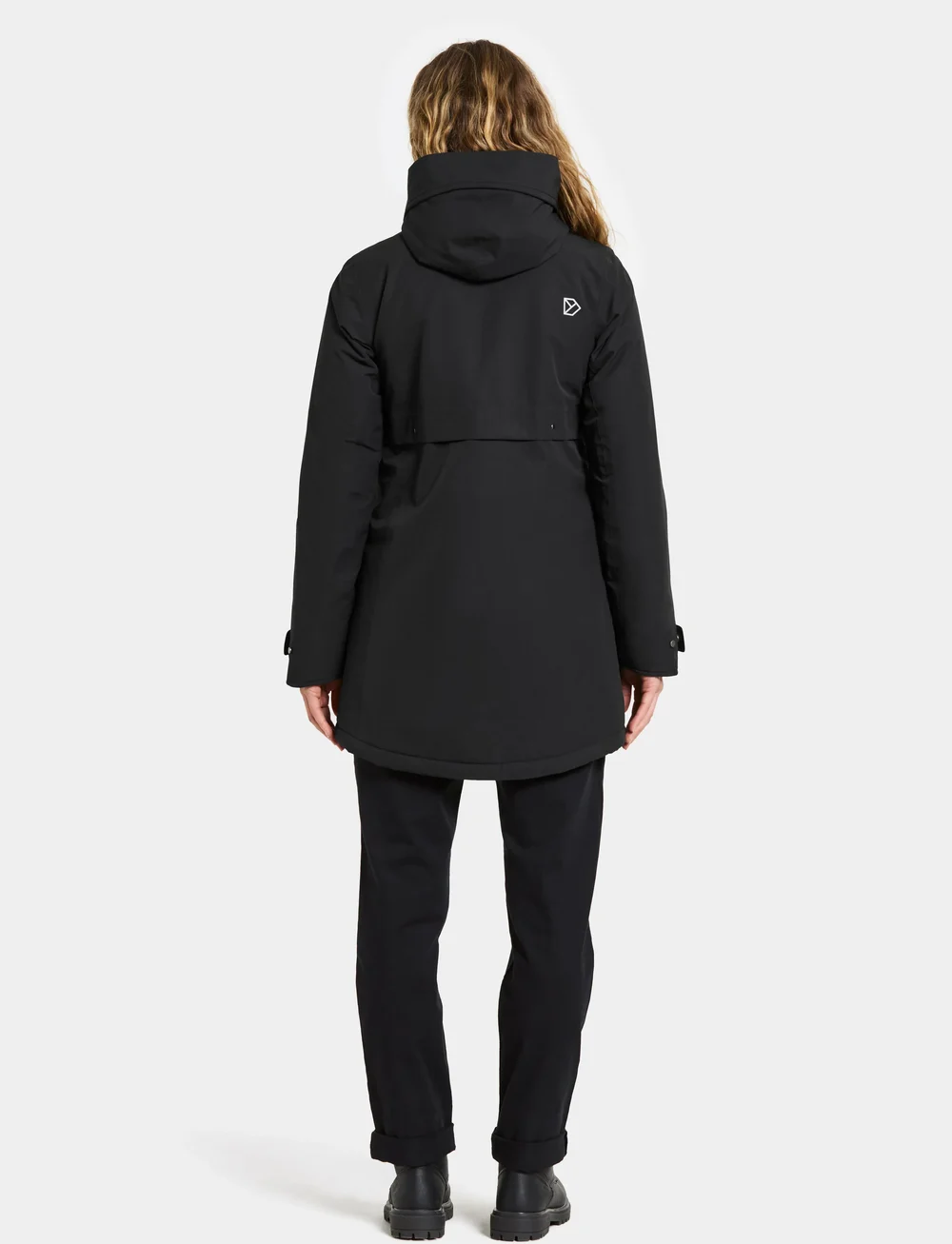 Didriksons - HELLE WNS PARKA 6 - parkasjackor - black - 4