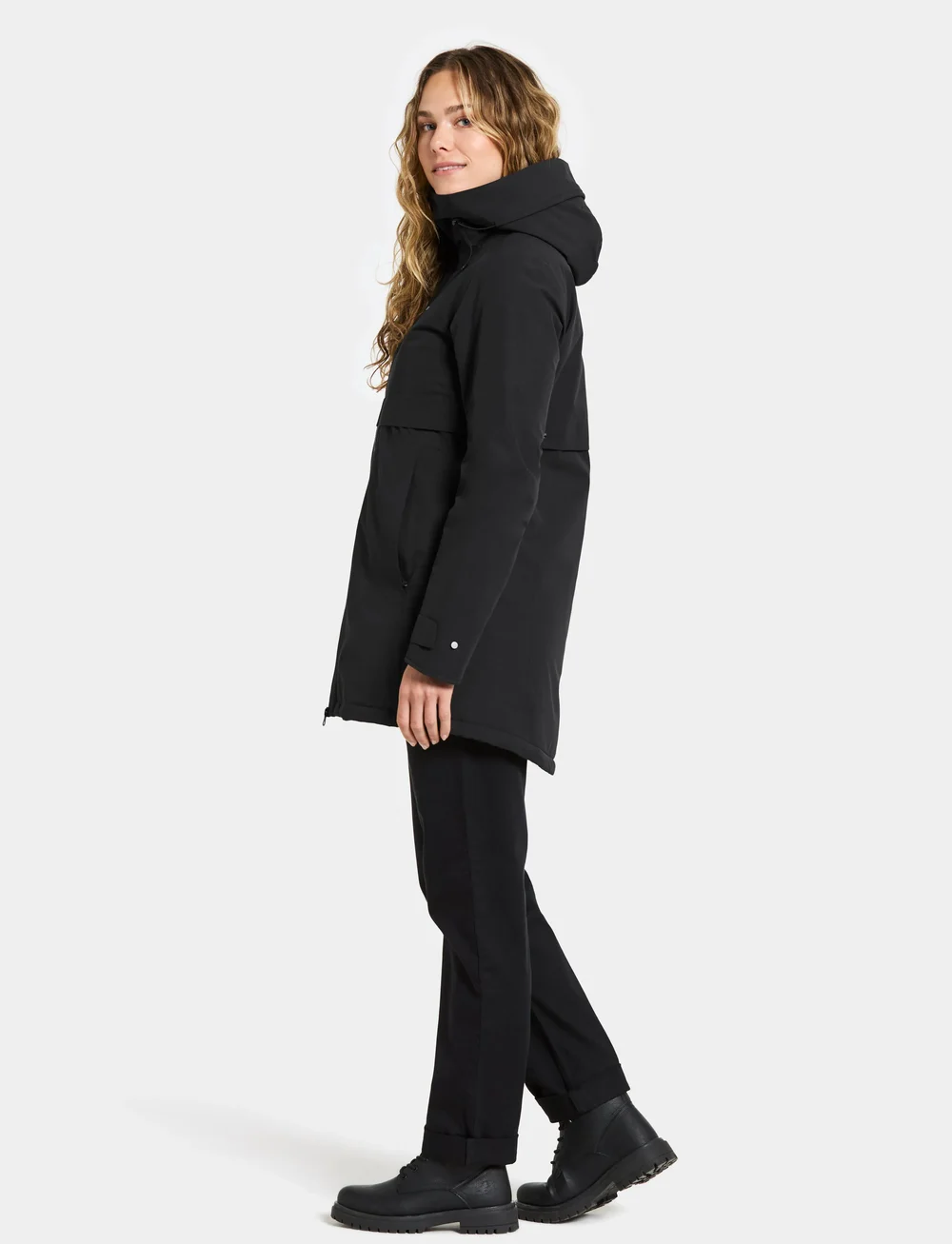 Didriksons - HELLE WNS PARKA 6 - parkasjackor - black - 5