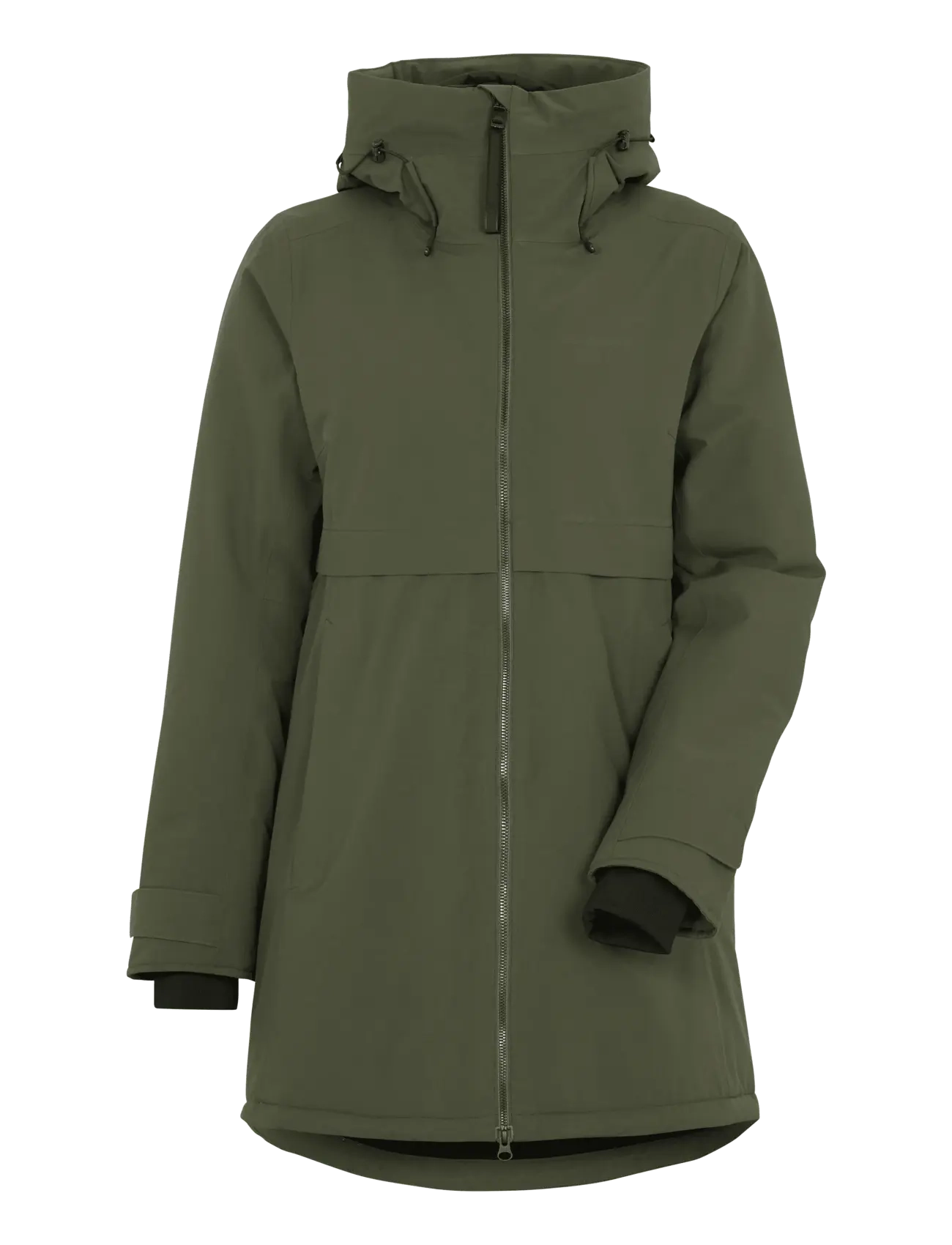 Didriksons HELLE WNS PARKA 6 - Didriksons - DEEP GREEN / green