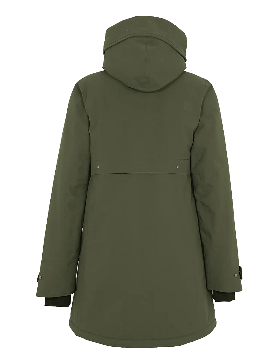 Didriksons - HELLE WNS PARKA 6 - jakker - deep green - 2