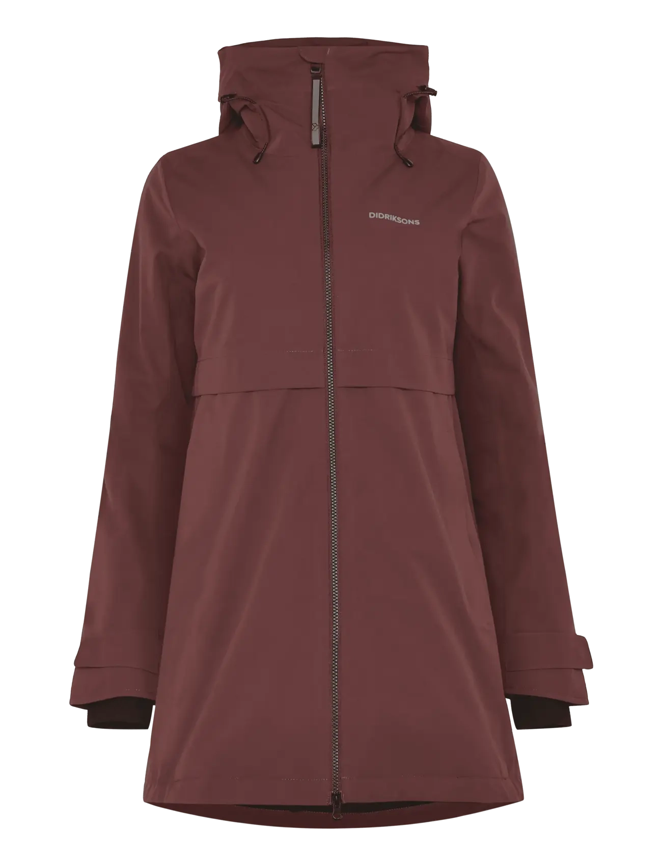 Didriksons HELLE WNS PARKA 6 - Didriksons - OLD RUST / burgundy