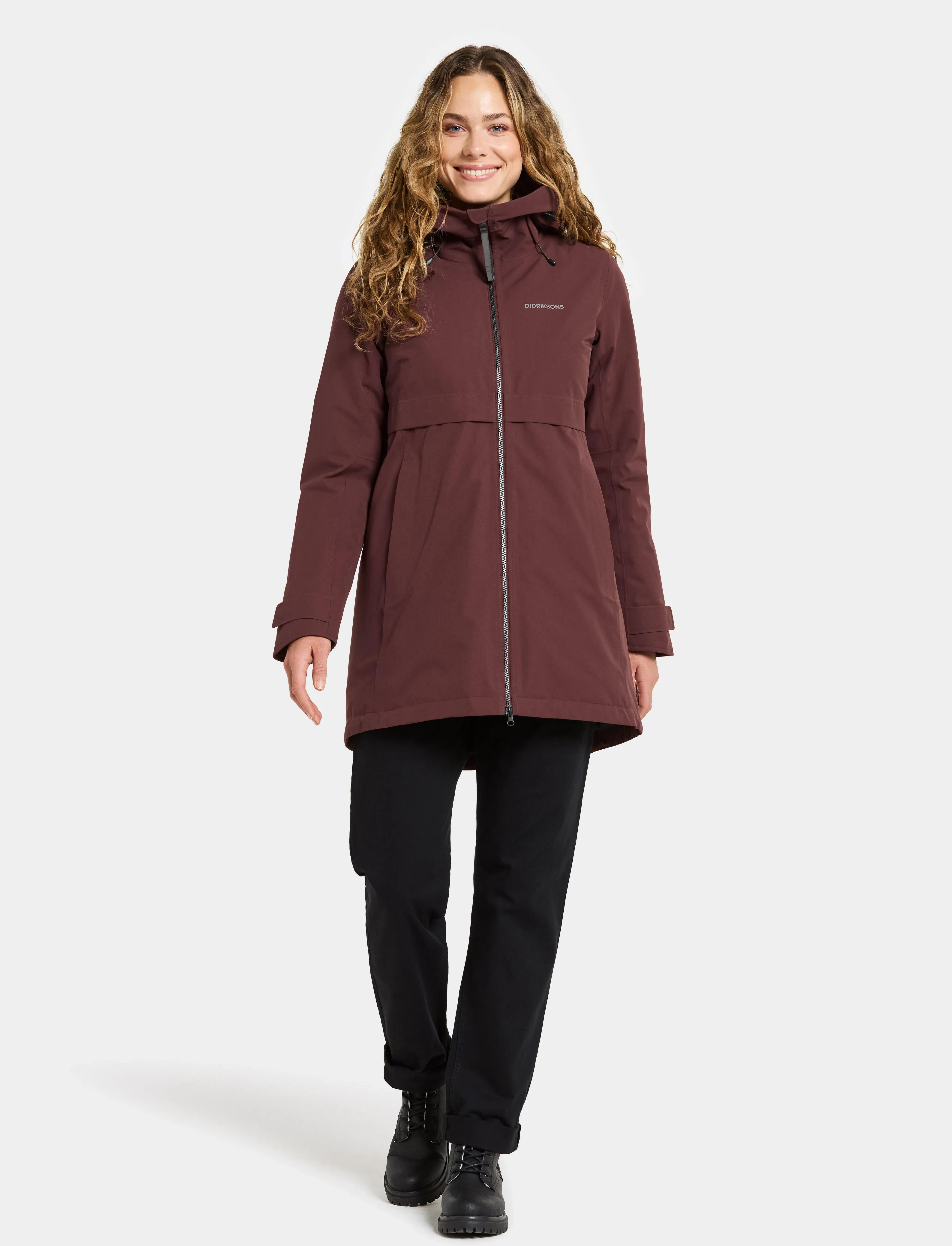Didriksons - HELLE WNS PARKA 6 - overtøj - old rust - 3