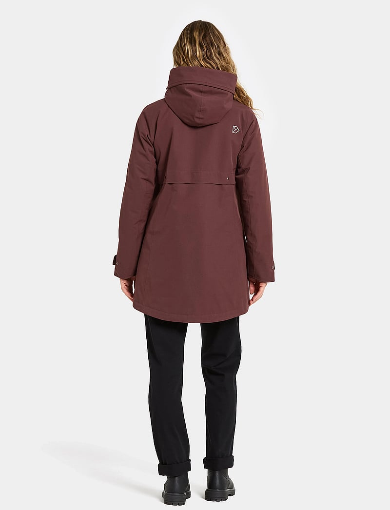 Didriksons - HELLE WNS PARKA 6 - jacken - old rust - 4