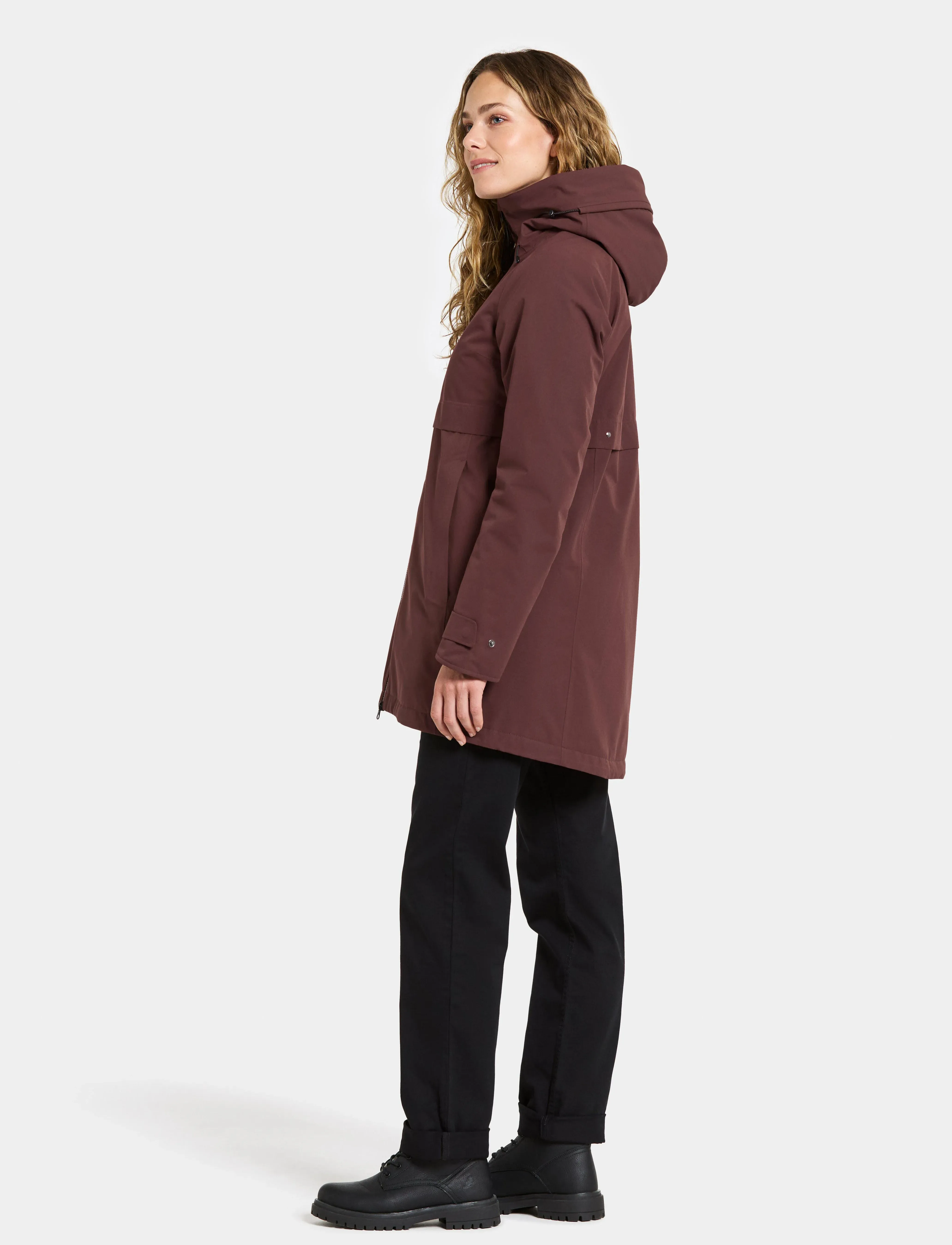 Didriksons - HELLE WNS PARKA 6 - overtøj - old rust - 5