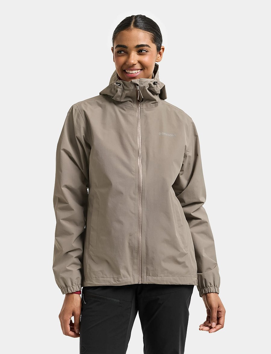 Didriksons - Varja Jacket - vabaaja jakid - ash brown - 0