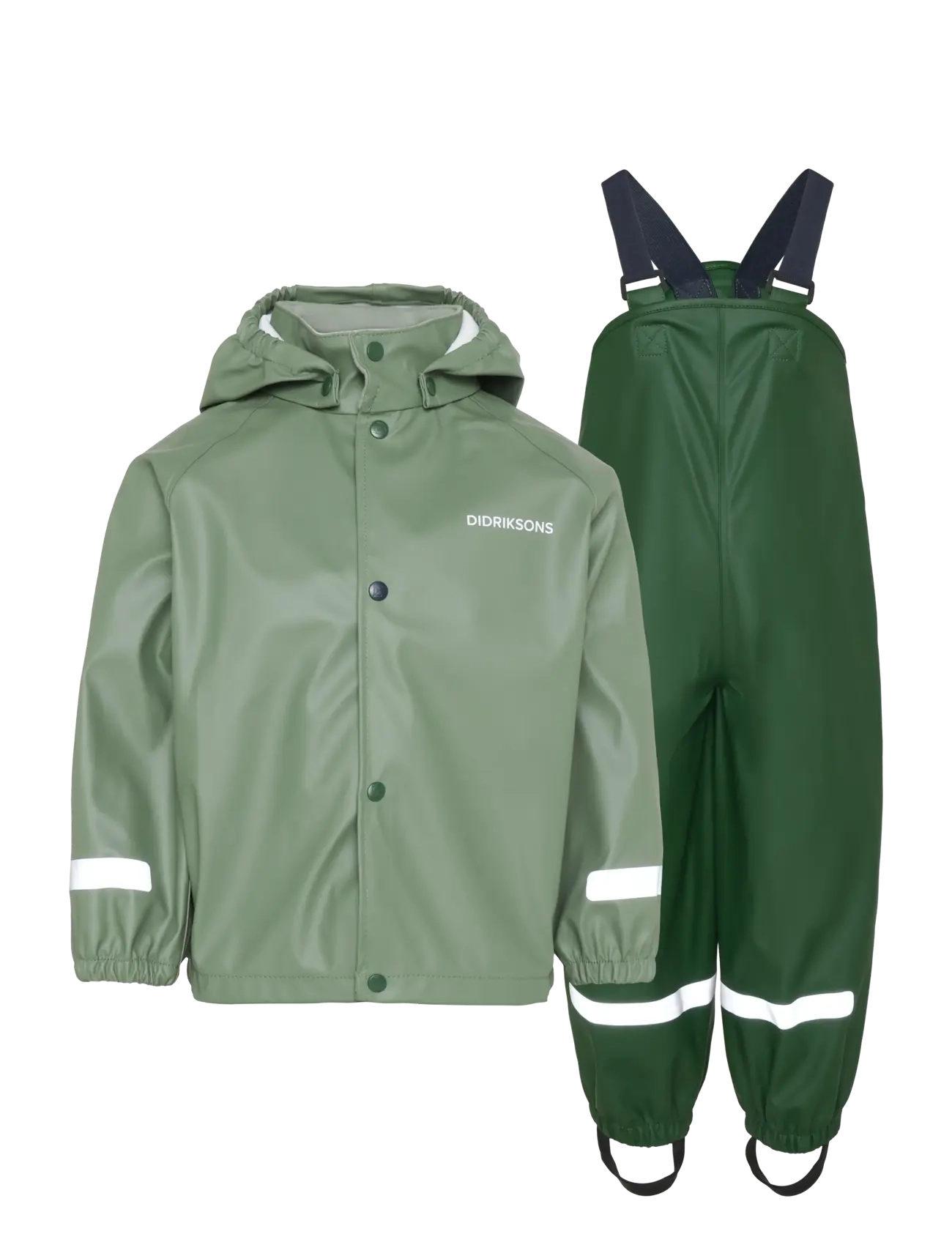 Didriksons SLASKEMAN KIDS SET 3 - Outerwear - LIGHT MOSS / green