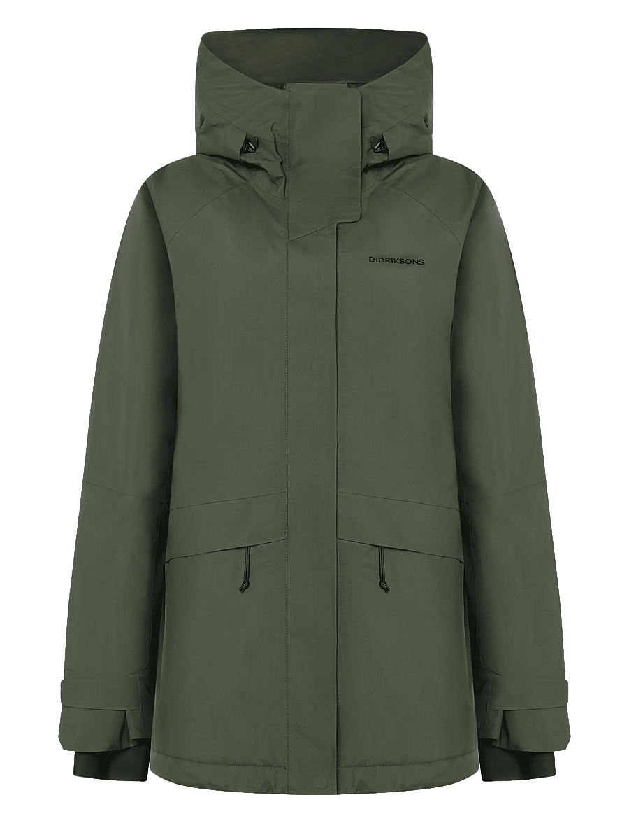 Didriksons - Essa Jacket - sulejoped ja voodriga joped - deep green - 1